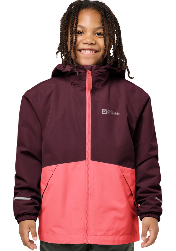 Jack Wolfskin 3-in-1-Funktionsjacke »ICELAND 3IN1 JACKET K«, mit Kapuze, 3in1, wasserdicht, Übergangsjacke