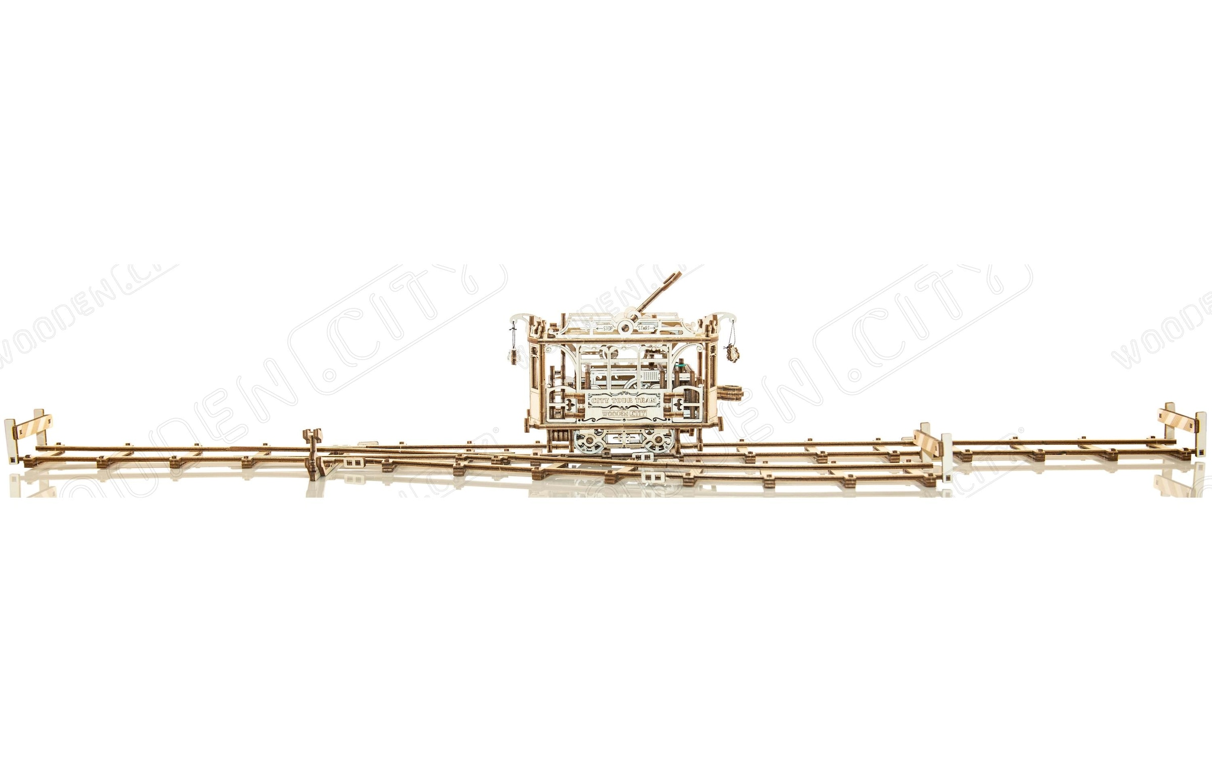 Wooden City Modellbausatz »City Tram«, (273 St.)