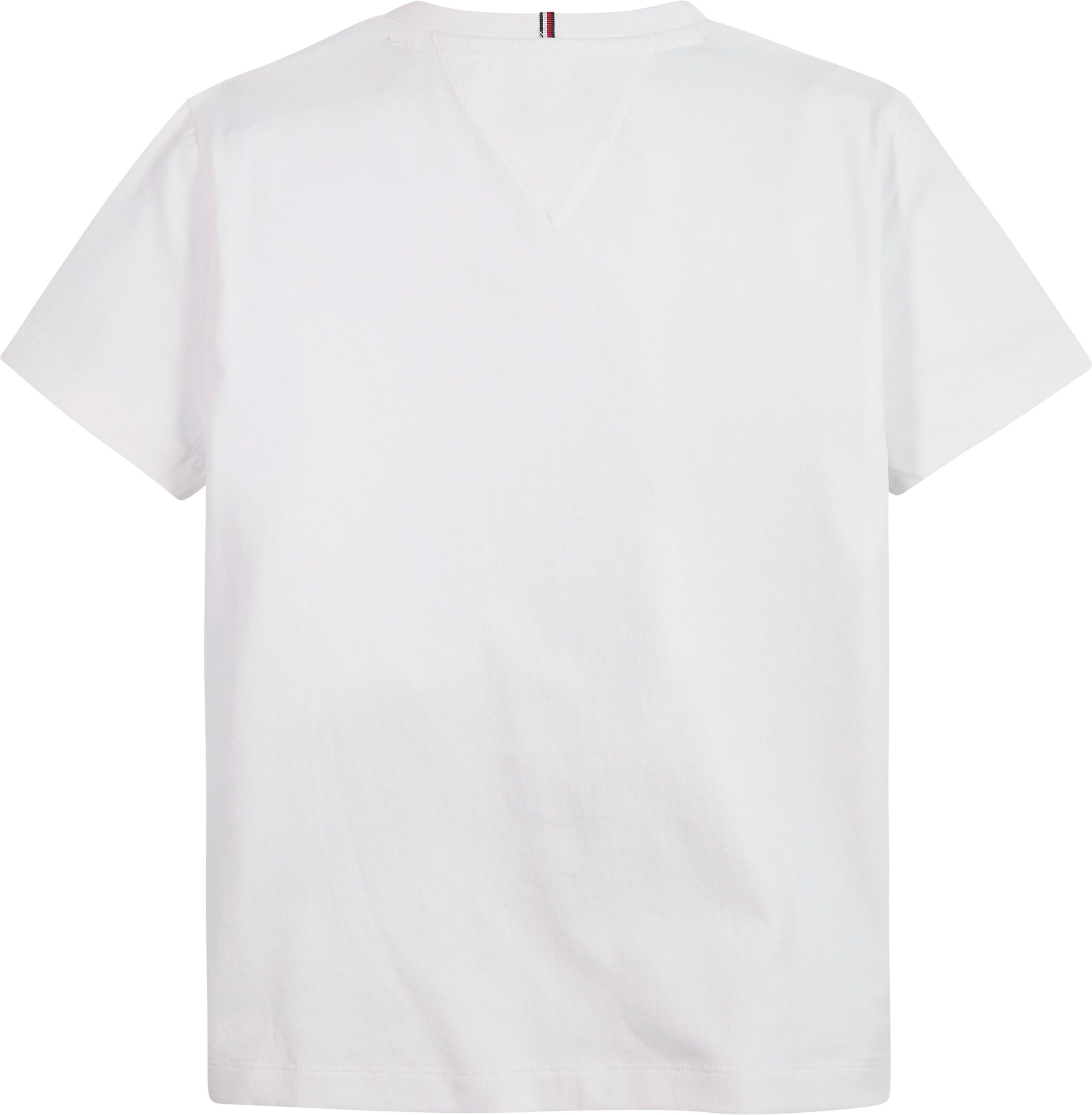 T-Shirt | »TOMMY S/S«, Hilfiger Tommy Logostickerei Jelmoli-Versand mit GRAPHIC ✵ MULTI ordern TEE online