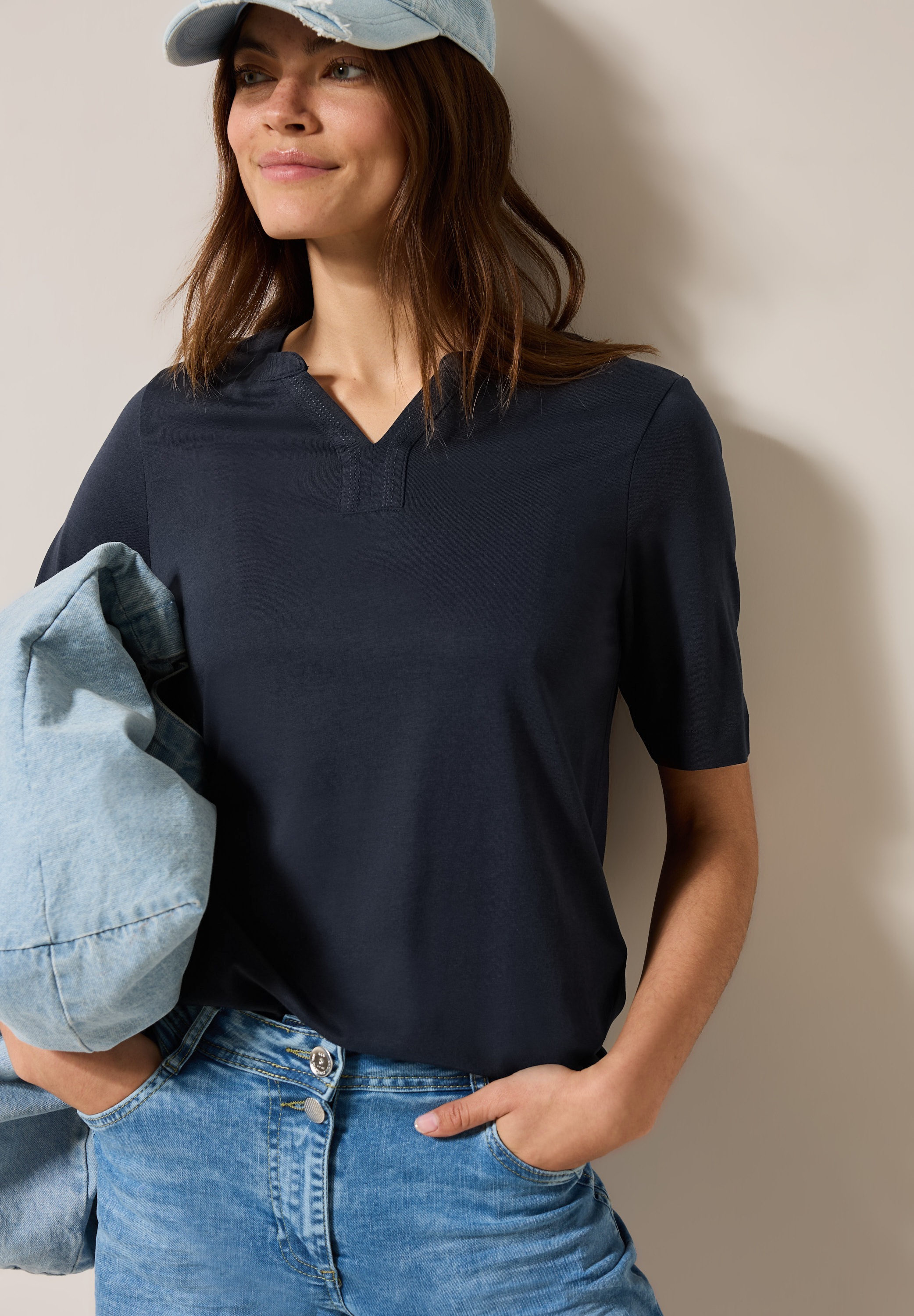Cecil T-Shirt, im Tunik-Look