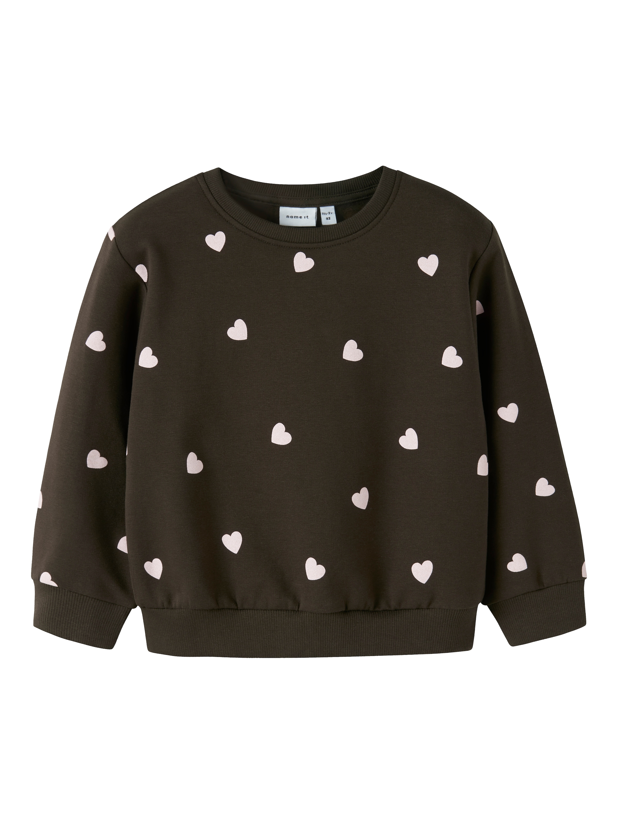 Name It Sweatshirt »NMFNEHEART NREG SWEAT BRU«