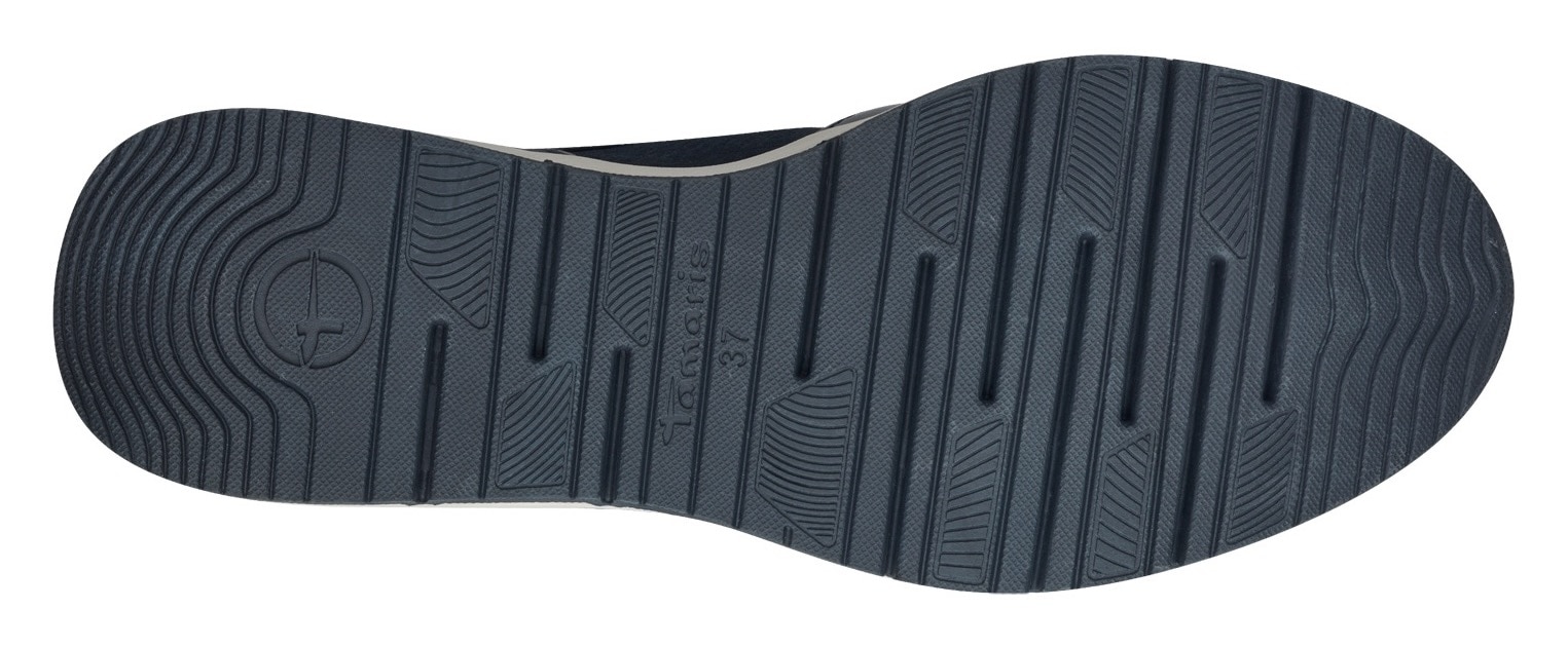 Tamaris Keilsneaker, Freizeitschuh, Halbschuh, Schnürschuh mit Aussenreissverschluss