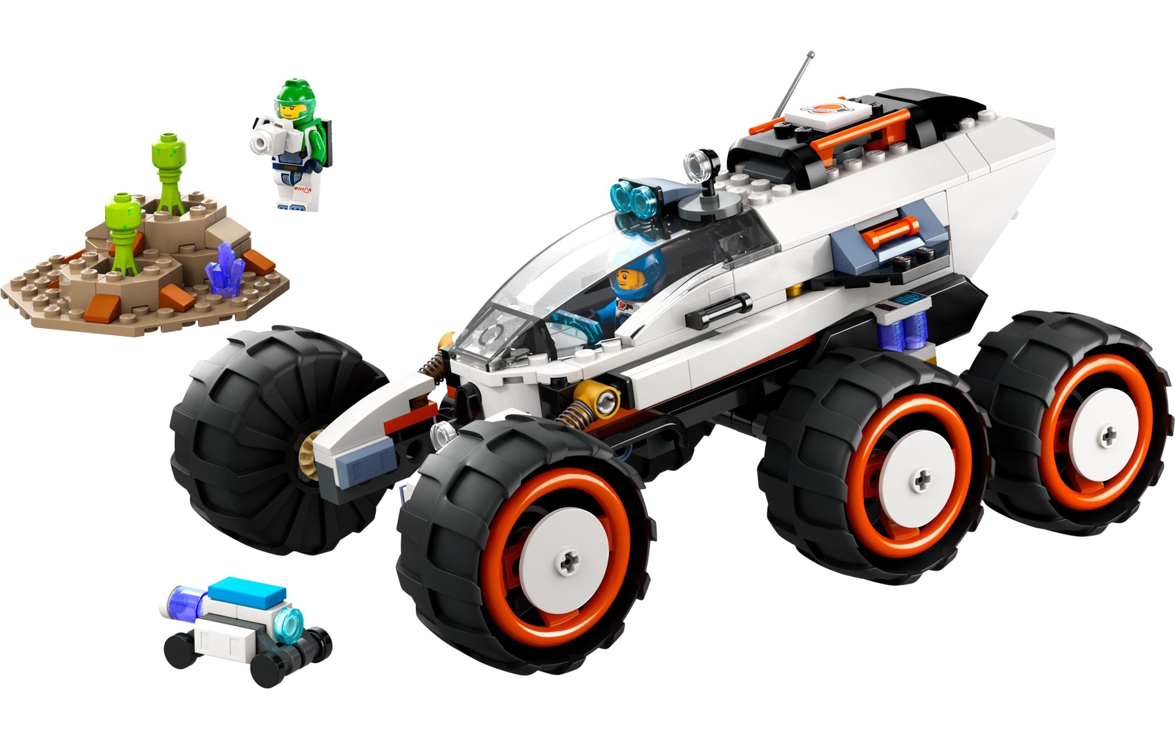 LEGO® Spielbausteine »Weltraum-Rover mit Ausserirdischen 60431«, (311 St.)
