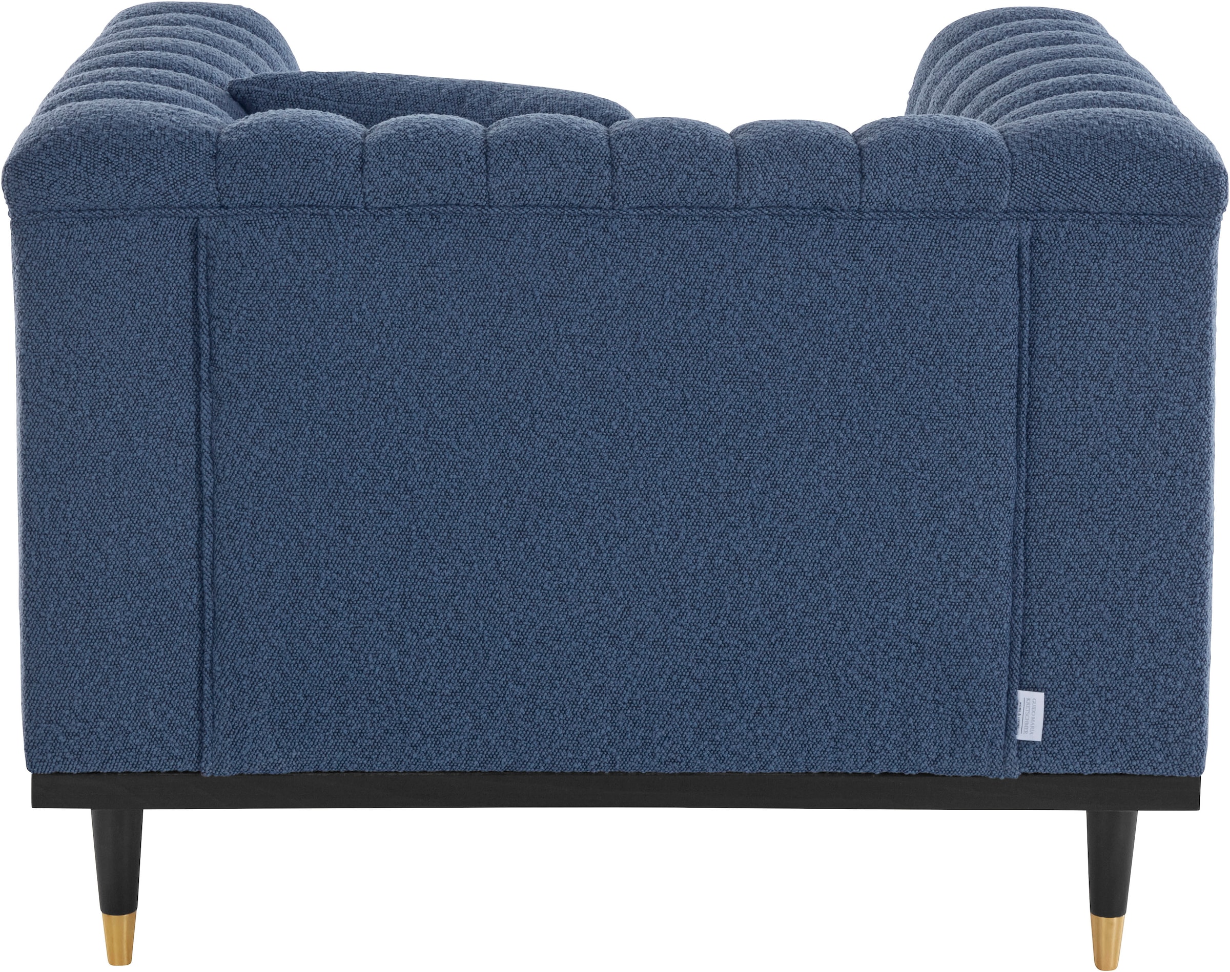 Home affaire Cocktailsessel »Chamby New Sessel«, im Bouclé-Strukturbezug mit Steppung im Lehnenbereich