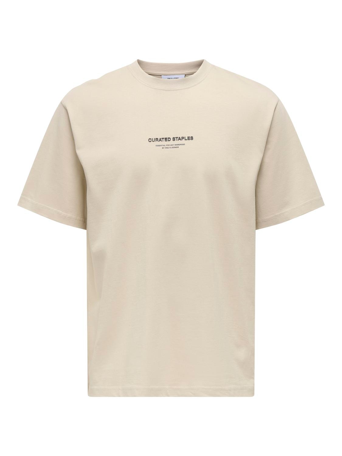 ONLY & SONS Rundhalsshirt »ONSCURATED RLX PRINT SS TEE«