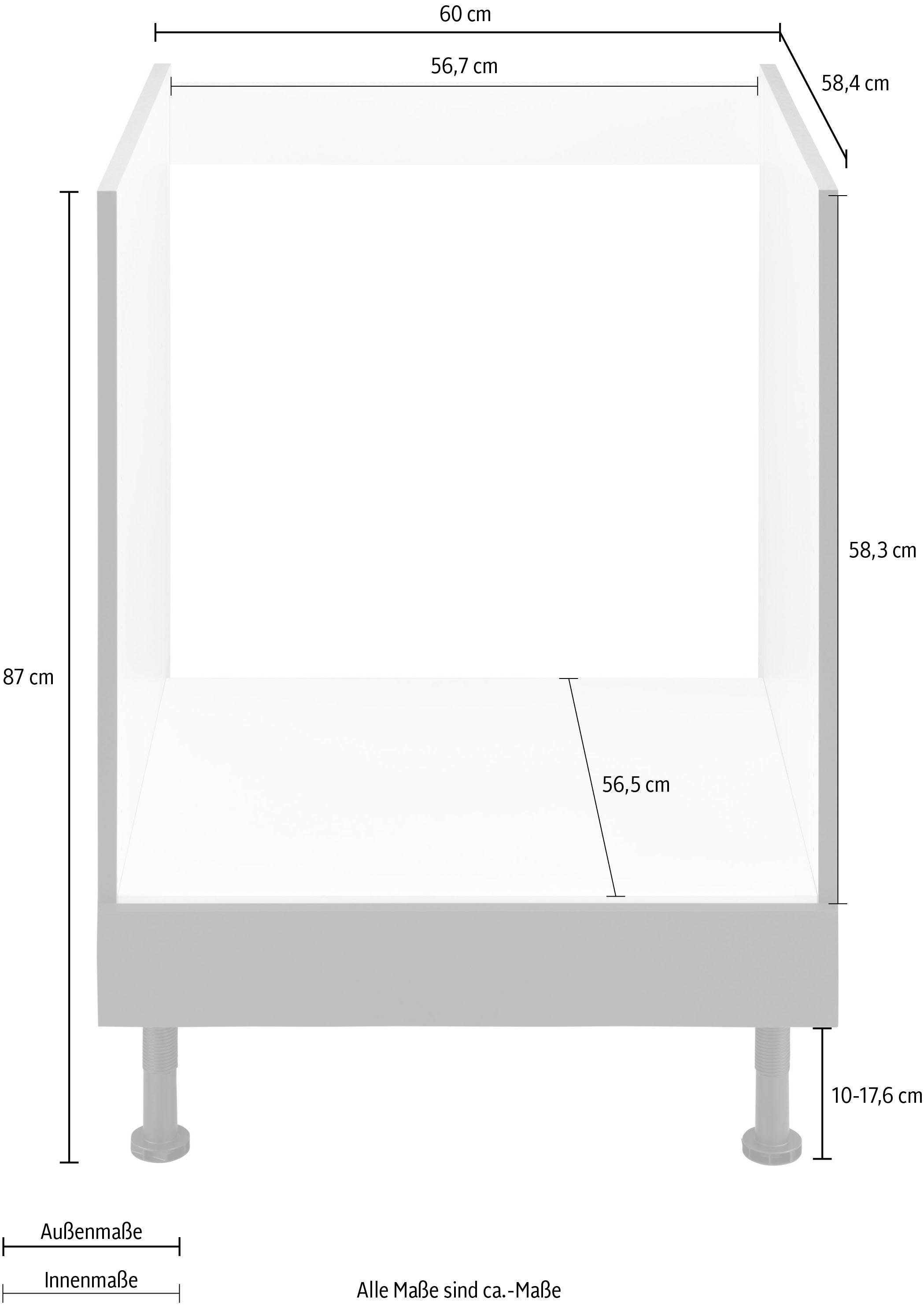 OPTIFIT Herdumbauschrank »Parma«, Breite 60 cm online bestellen |  Jelmoli-Versand