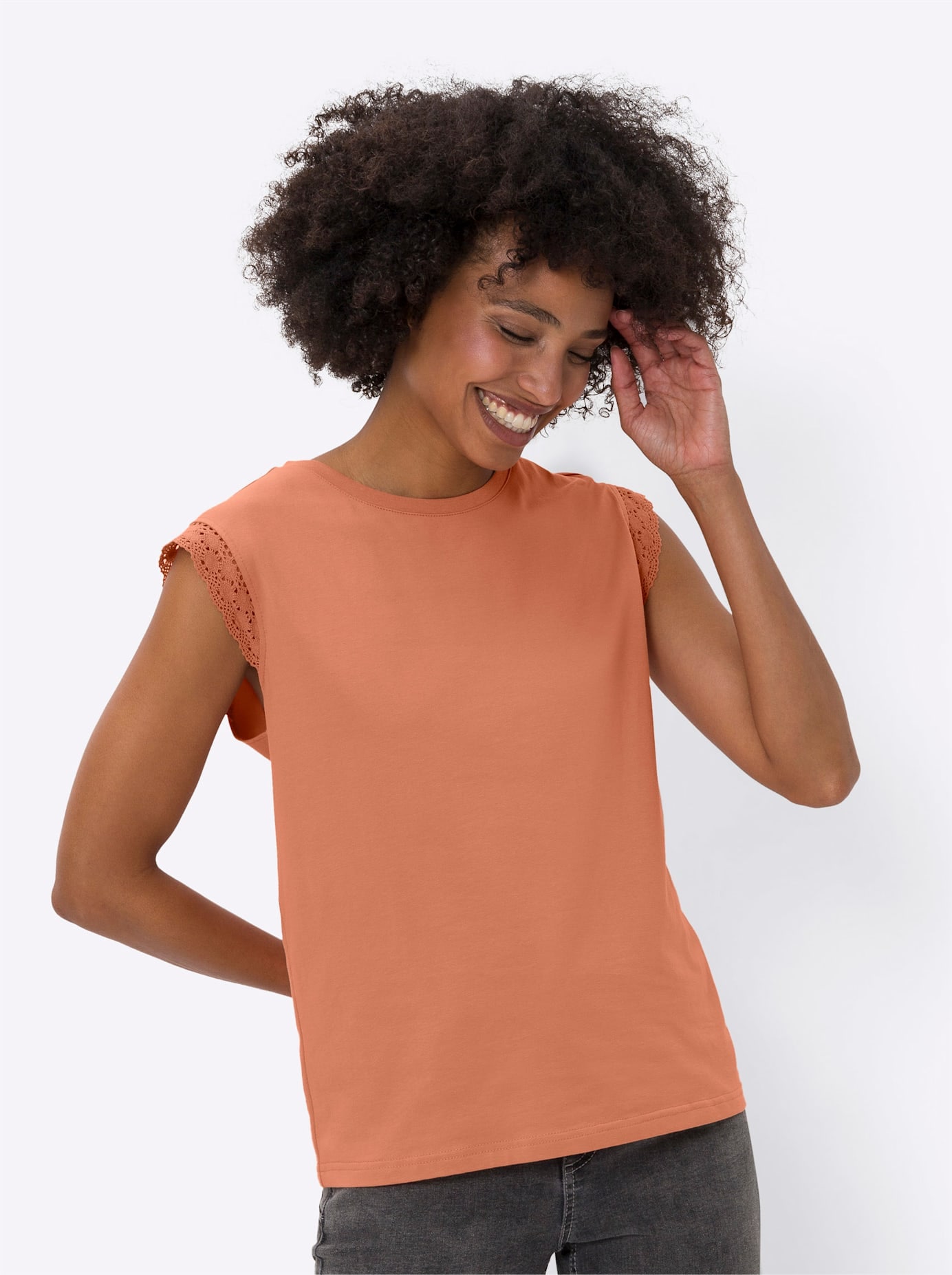 heine Rundhalsshirt »Shirt«, (1 tlg.)