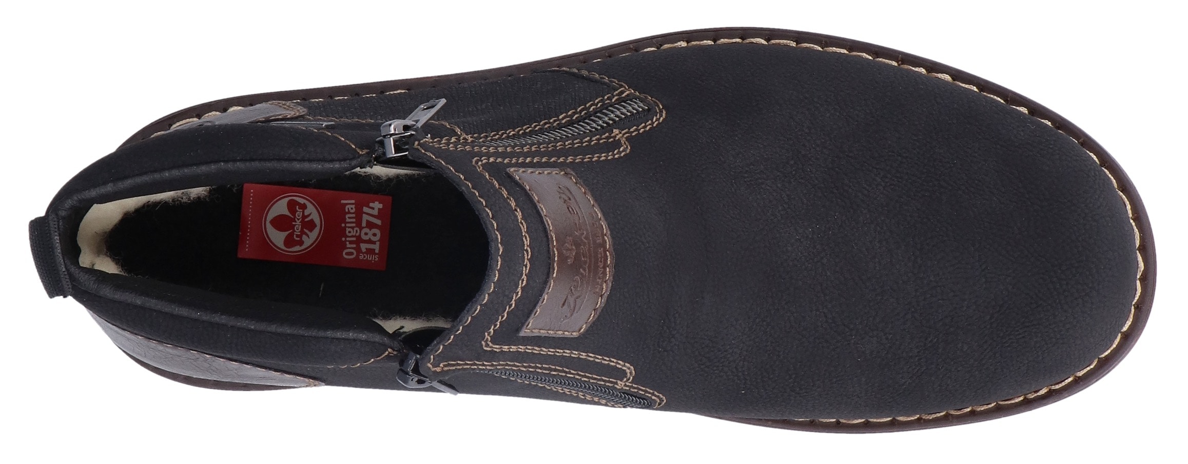Rieker Winterstiefelette, Winterboots, Warmfutter, Reissverschlüsse, mit TEX-Ausstattung