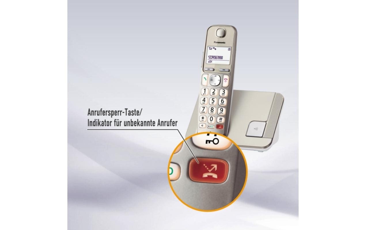 Panasonic Schnurloses DECT-Telefon »KX-TGE25«
