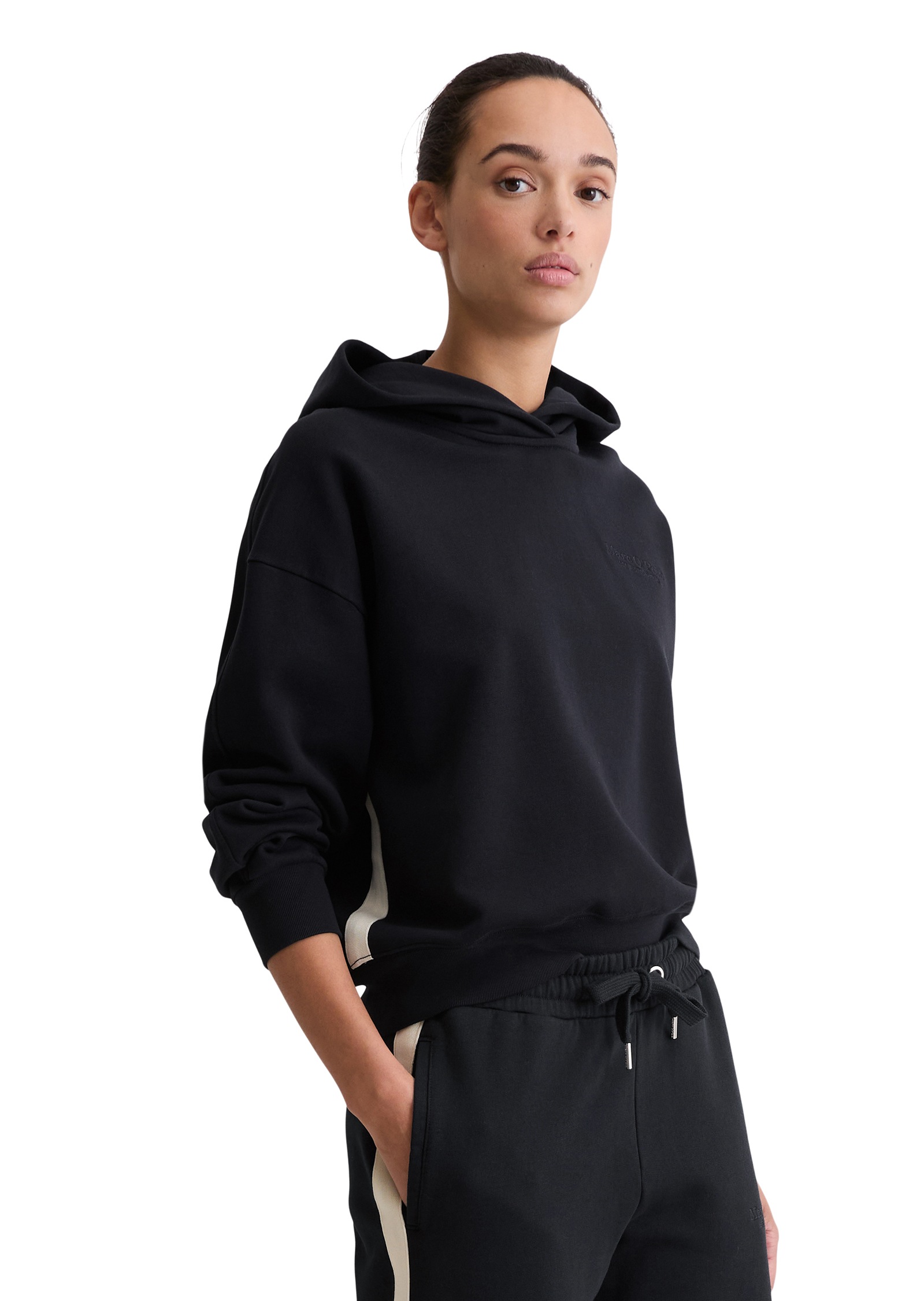 Marc OPolo Kapuzensweatshirt, mit Logo-Stickerei