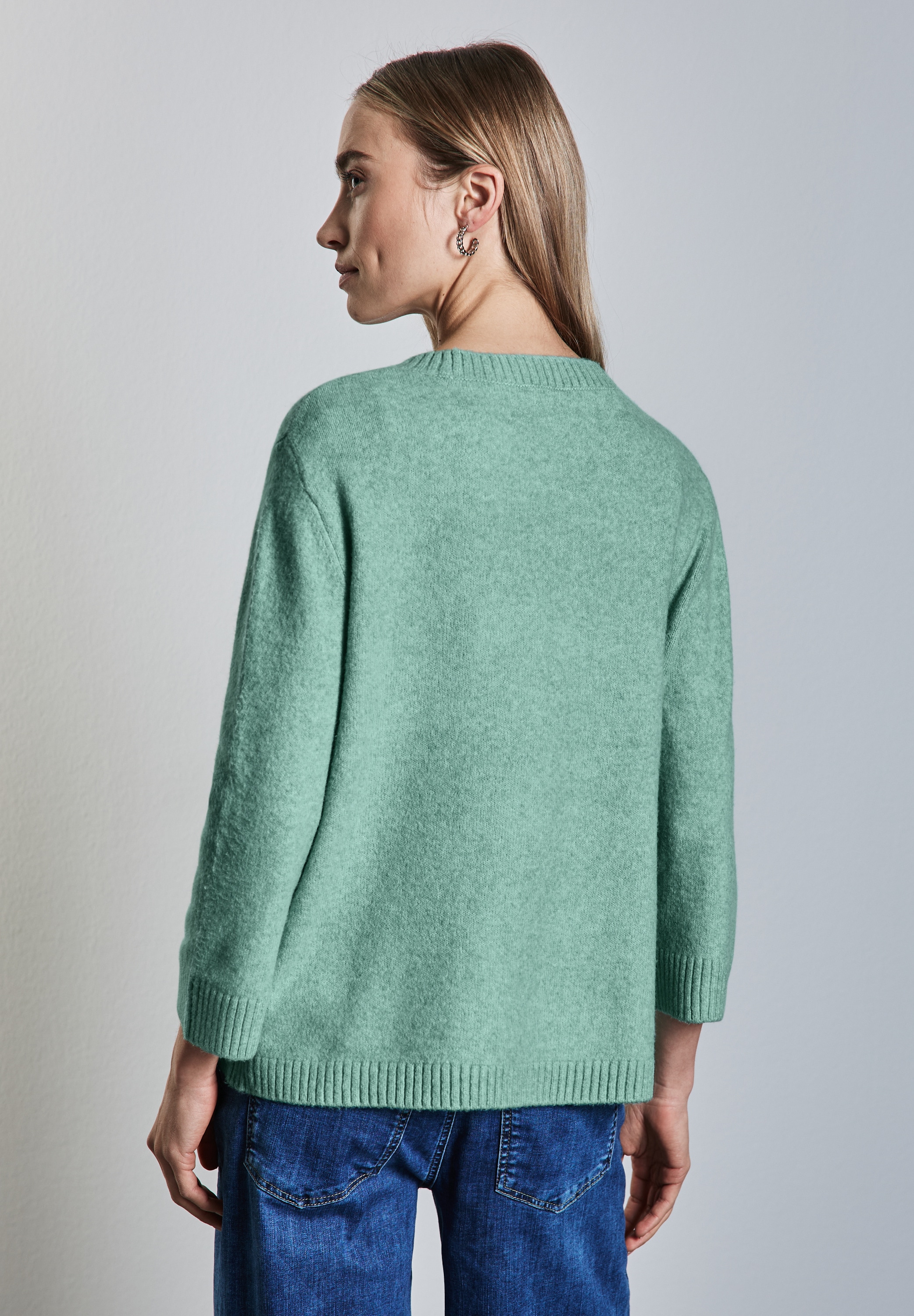 STREET ONE Strickpullover, mit 3/4-Ärmeln