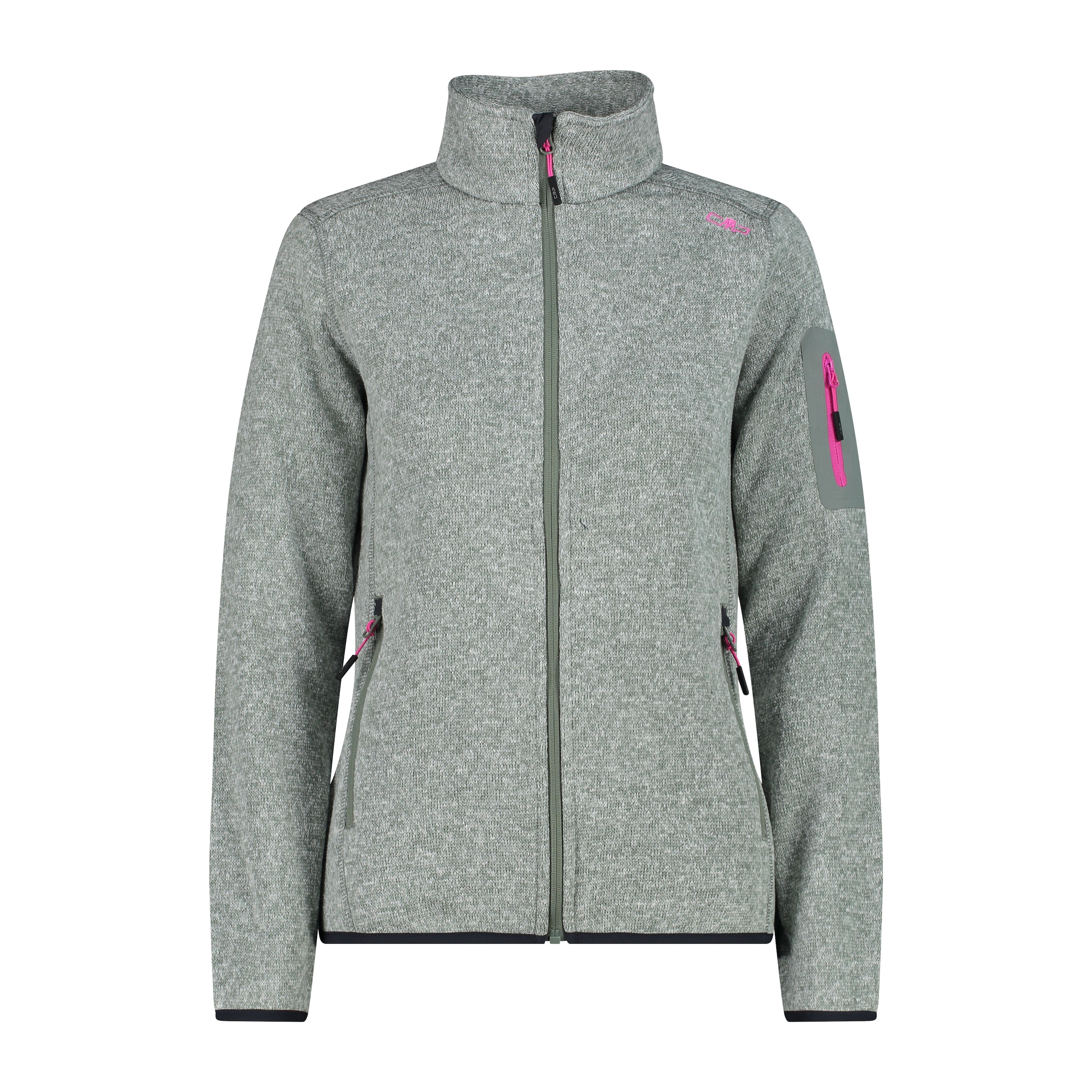 CMP Strickfleecejacke, (1 St.), Wärmeisolierend & Schnell trocknend & Atmungsaktiv