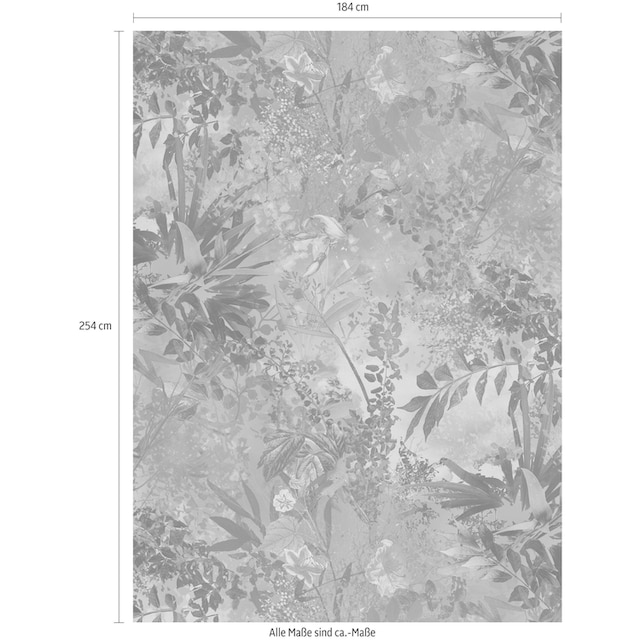 Komar Fototapete »Wild Garden«, 184x254 cm (Breite x Höhe), inklusive  Kleister günstig bestellen | Jelmoli-Versand