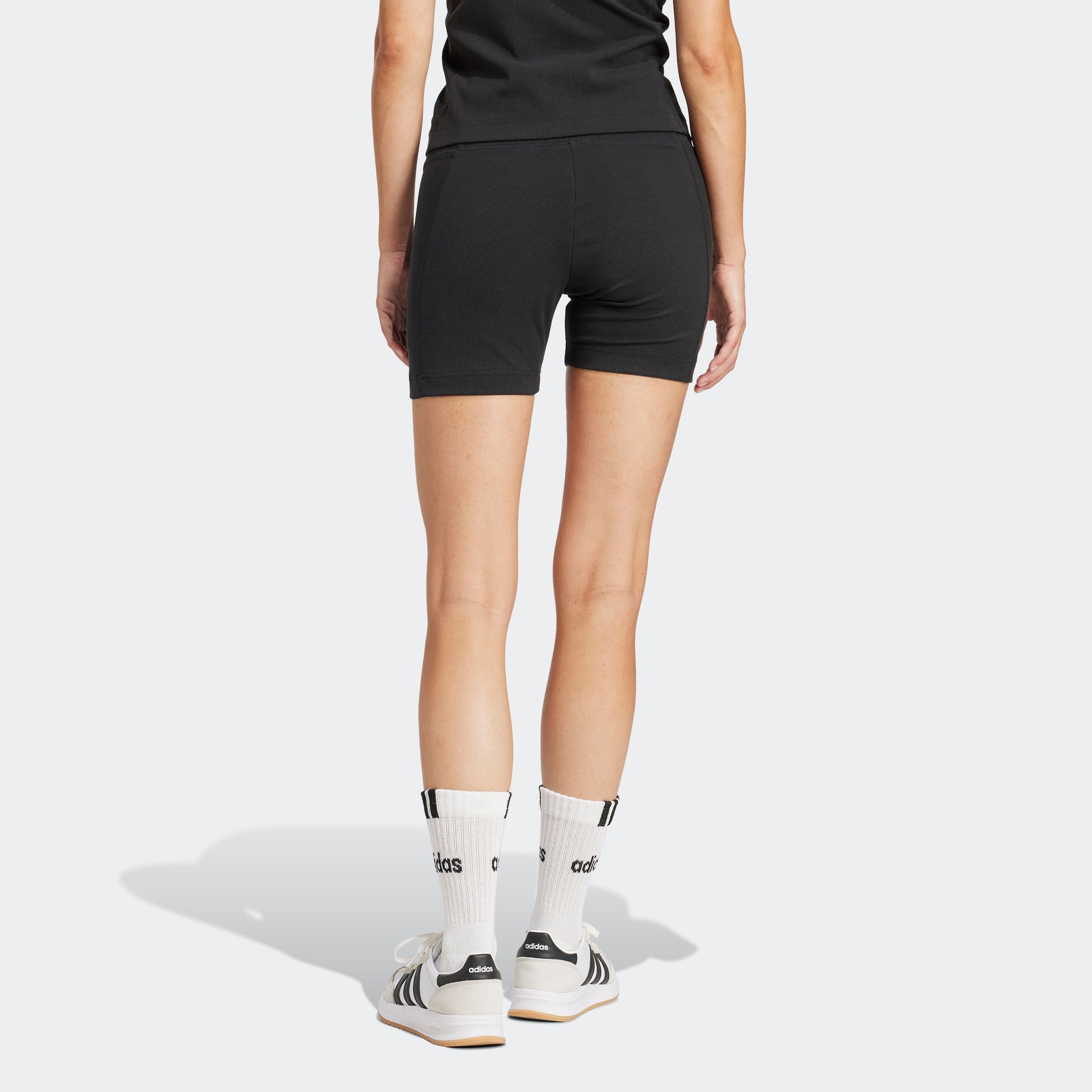 adidas Sportswear Shorts »W LNG RIB BIKER«, (1 tlg.)