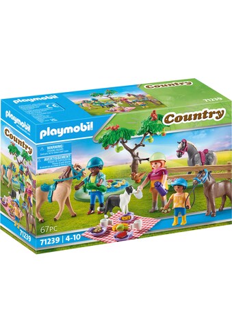 Playmobil® Konstruktions-Spielset »Picknickausflug mit Pferden (71239), Country«, (67... kaufen