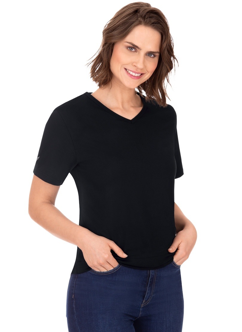 Jelmoli-Versand Biobaumwolle« Shirt bestellen Schweiz Arm Trigema online 3/4 »TRIGEMA bei aus T-Shirt