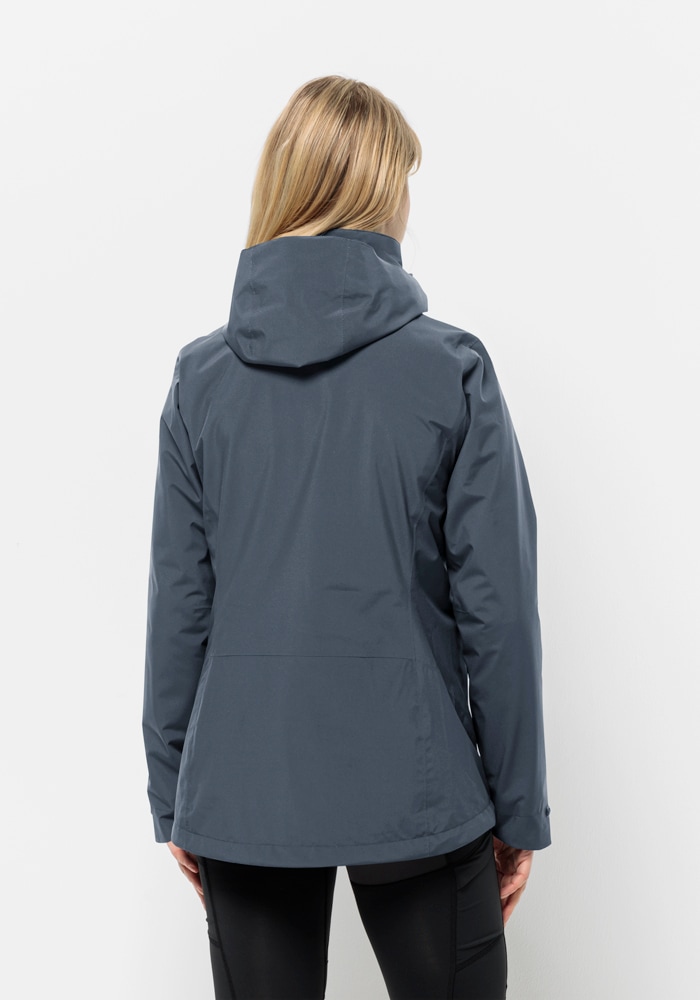 Jack Wolfskin 3-in-1-Funktionsjacke »LUNTAL 3IN1 JKT W«, mit Kapuze