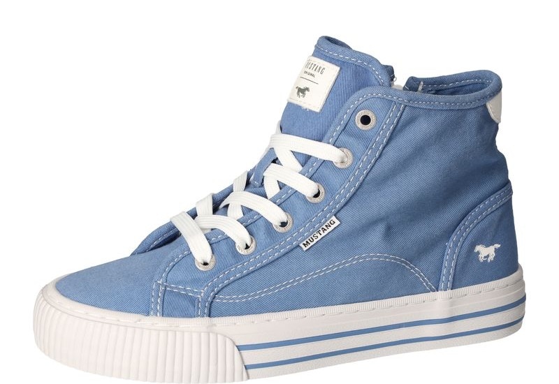 Mustang Shoes Schnürboots »High-Top-Sneaker, Freizeitschuh,«, Plateau, High Top-Sneaker, Freizeitschuh mit Innenreissverschluss