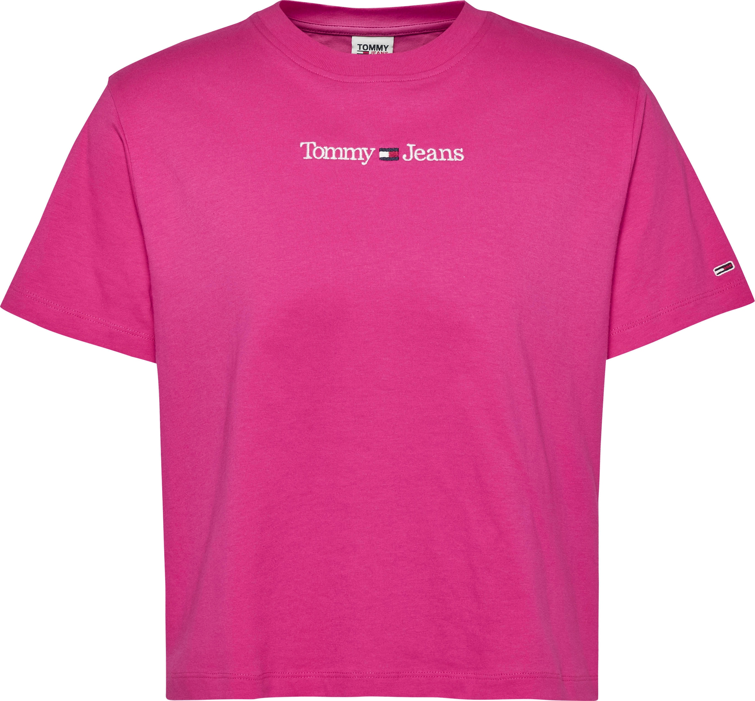 Tommy Jeans Tommy LINEAR online Logoschriftzug mit Kurzarmshirt | SERIF Jeans Jelmoli-Versand TEE«, »TJW Linear bestellen CLS