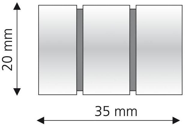 Liedeco Gardinenstangen-Endstück »Zylinder«, (Set, 2 St.), für Gardinenstangen  Ø 16 mm online kaufen | Jelmoli-Versand