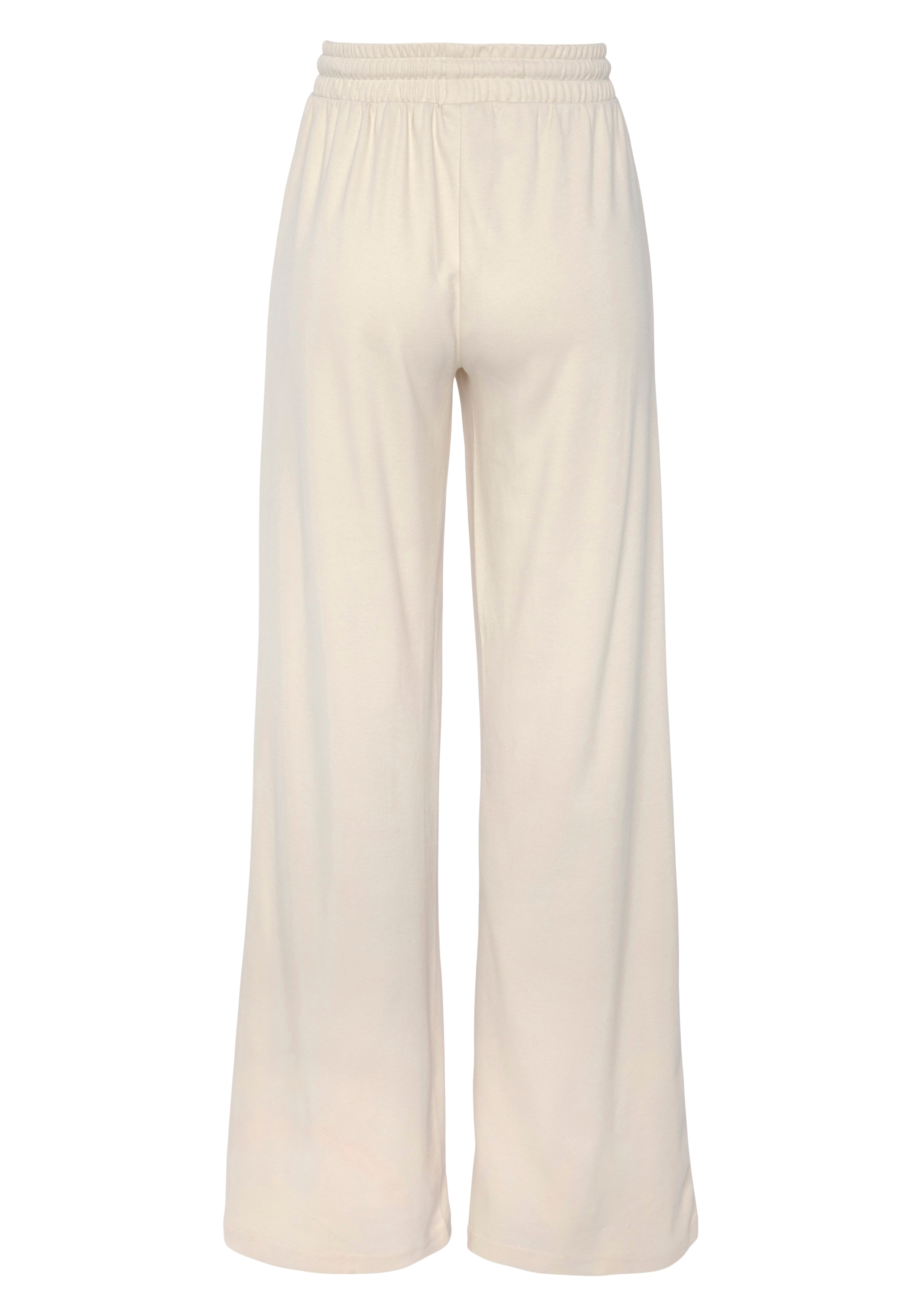 LASCANA Sweathose, mit ausgestelltem Bein, Loungewear
