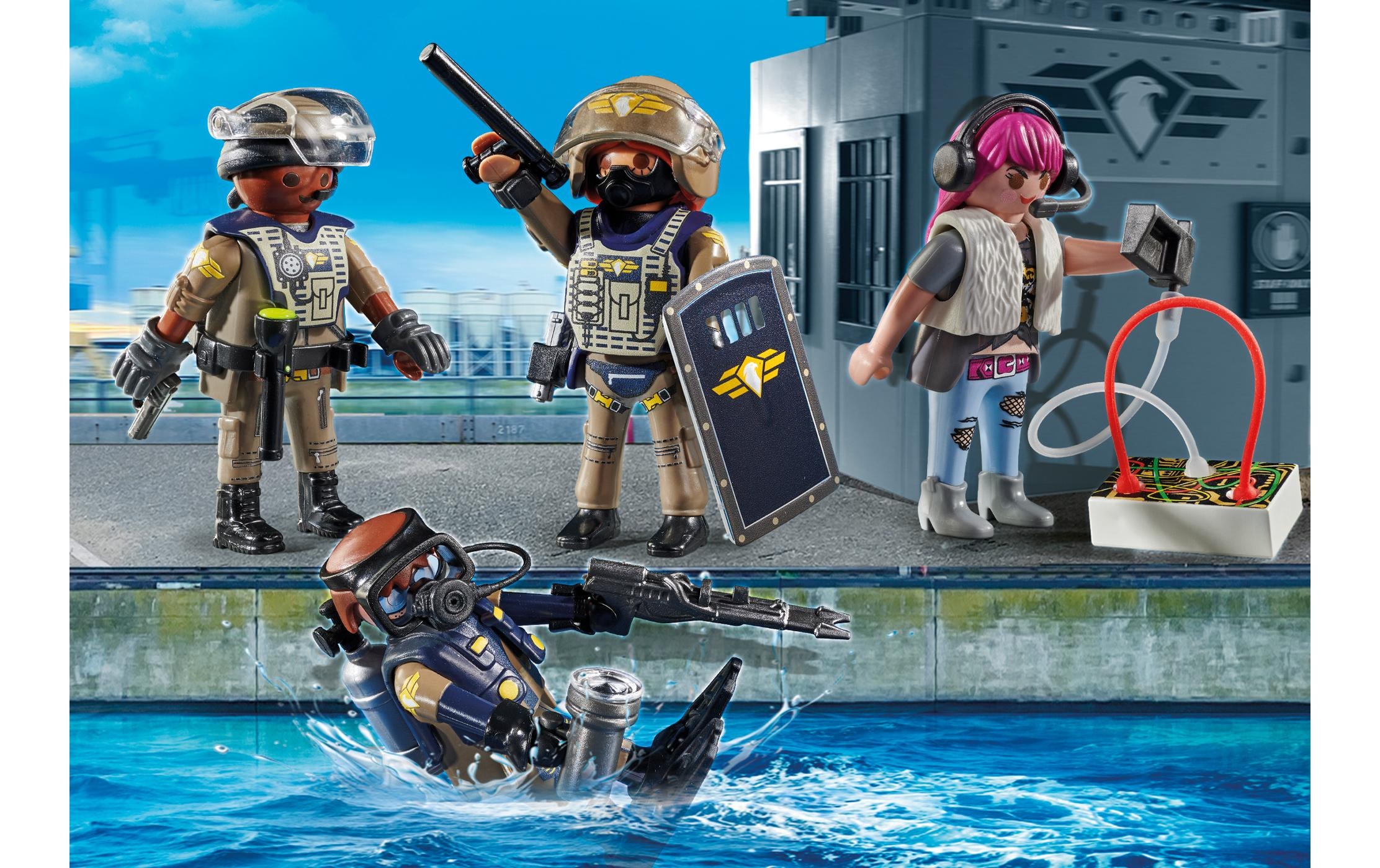Playmobil® Spielbausteine »City Action SWAT-Figurenset 71146«, (37 St.)