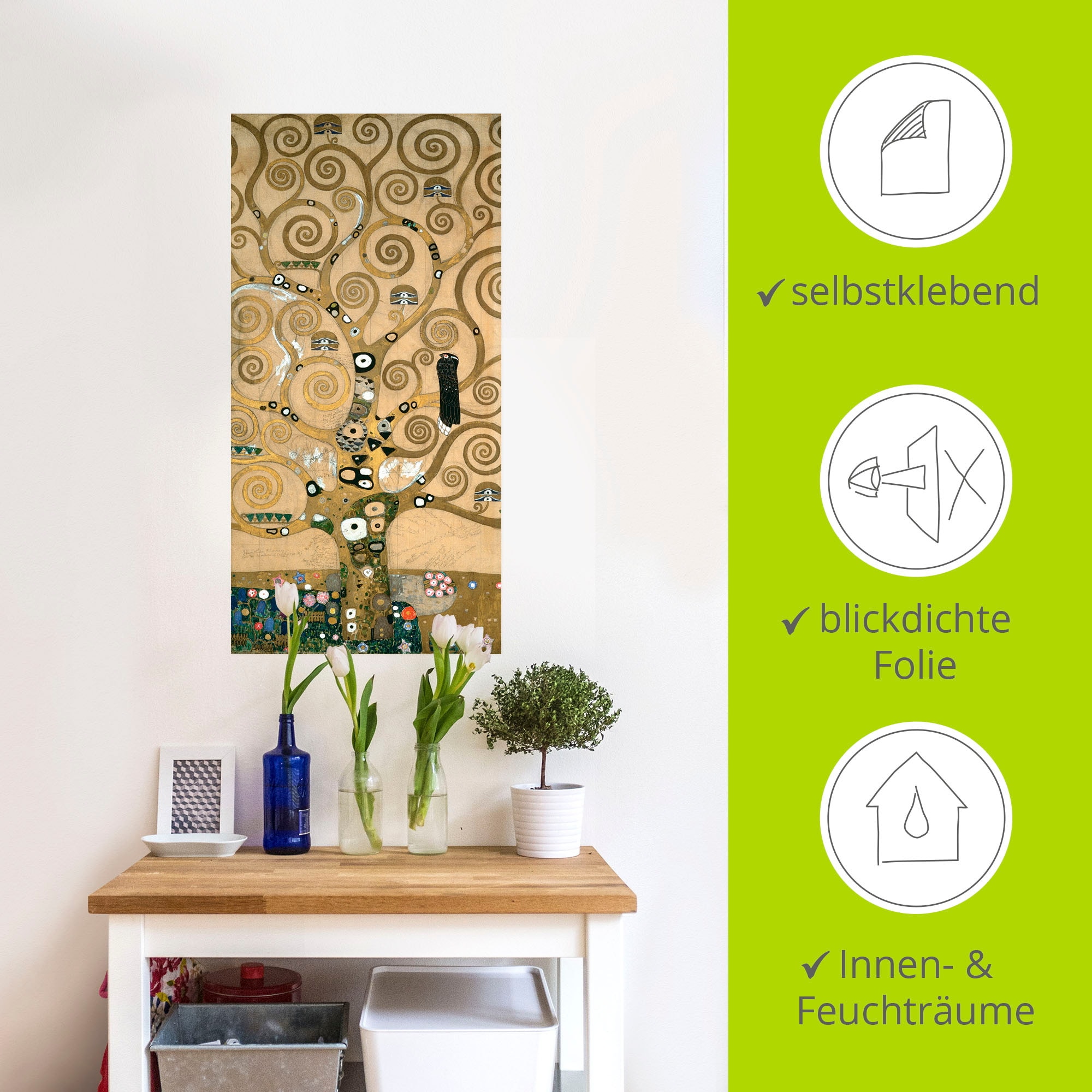 Artland Wandbild »Lebensbaum. Detail, Werkvorlage«, Bäume, (1 St.), als Leinwandbild, Poster, Wandaufkleber in verschied. Grössen