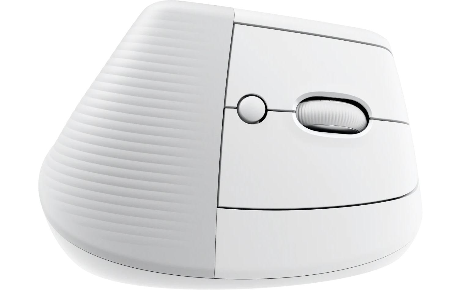 Logitech ergonomische Maus »Maus Lift Off-white«, kabellos