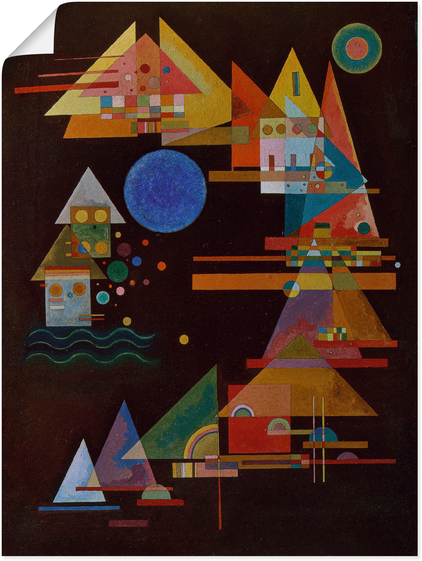 Artland Kunstdruck »Spitzen im Bogen. 1927«, Muster, (1 St.), als Leinwandbild, Wandaufkleber oder Poster in versch. Grössen