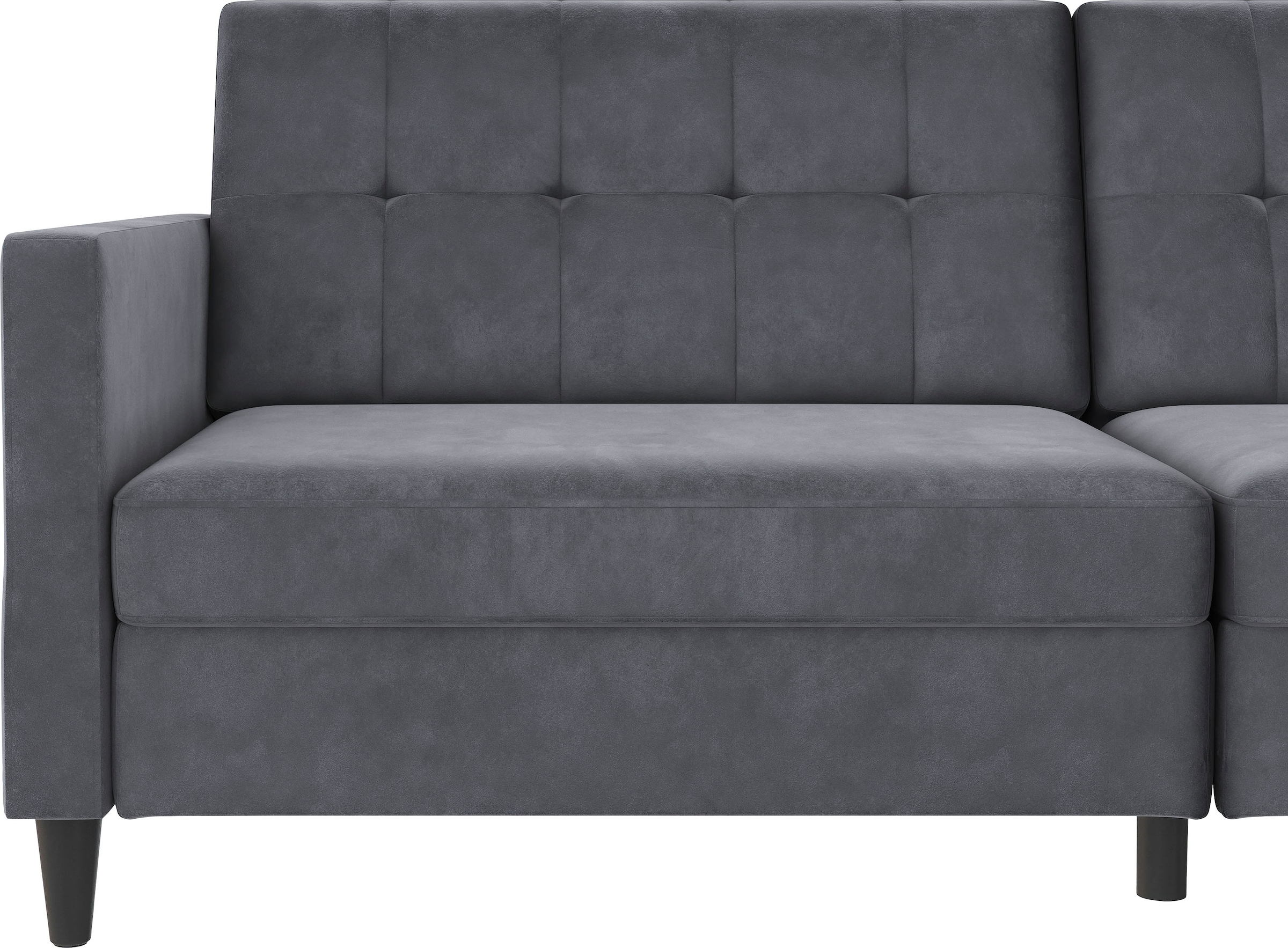 Dorel Home 3-Sitzer »Hartford II«, Bettfunktion, Rückenlehne 2-teilig, 3-fach verstellbar, Sitzhöhe 43 cm