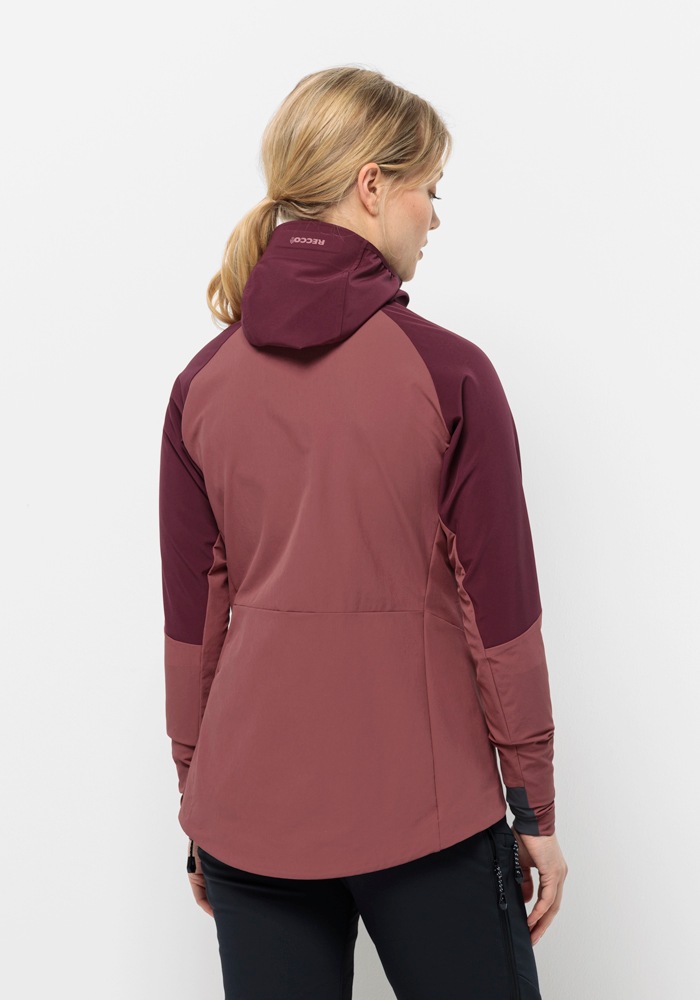 Jack Wolfskin Softshelljacke »ALPSPITZE HOODY W«, mit Kapuze