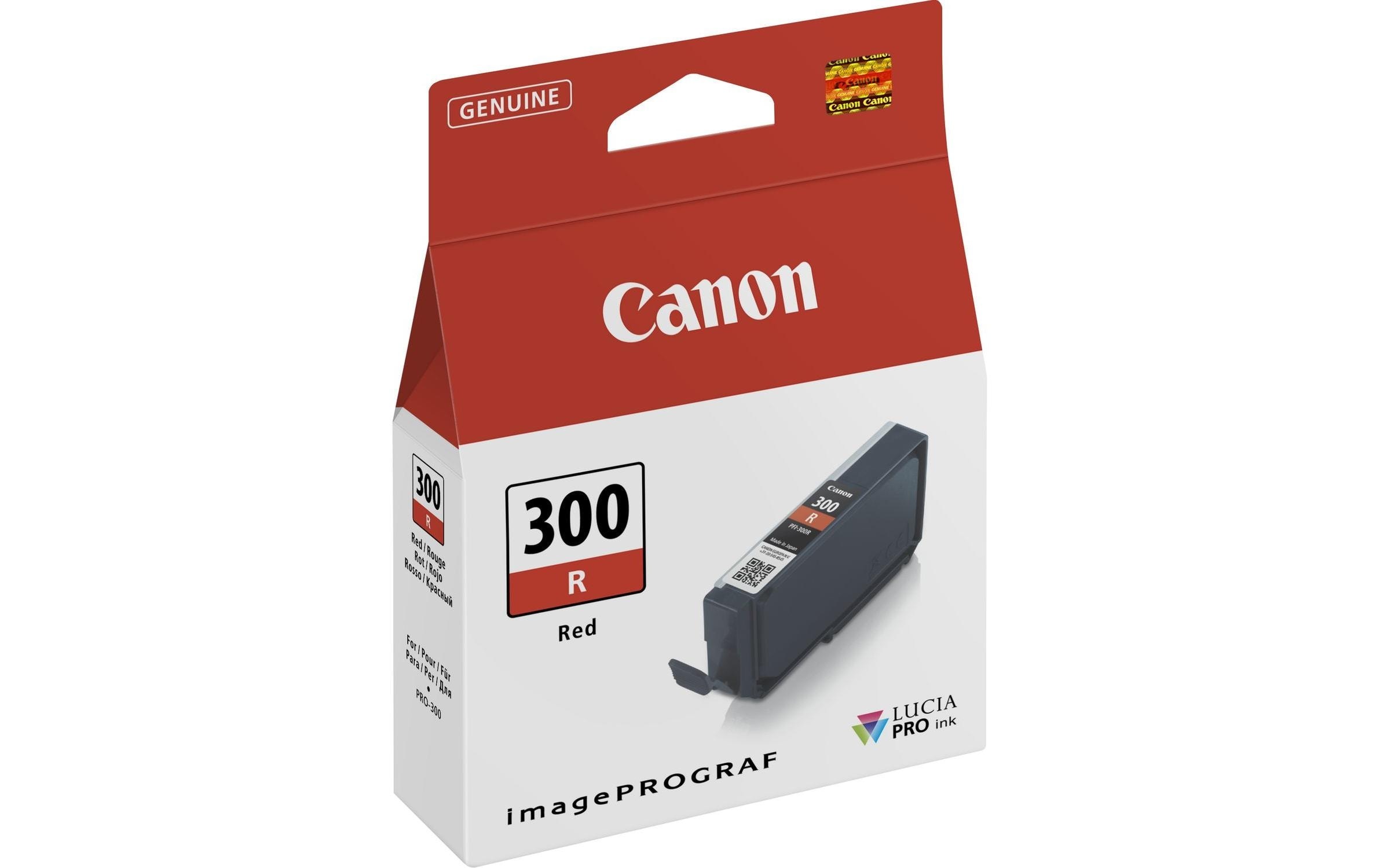 Canon Tintenpatrone »PFI-300R / 4199C001 Rot«