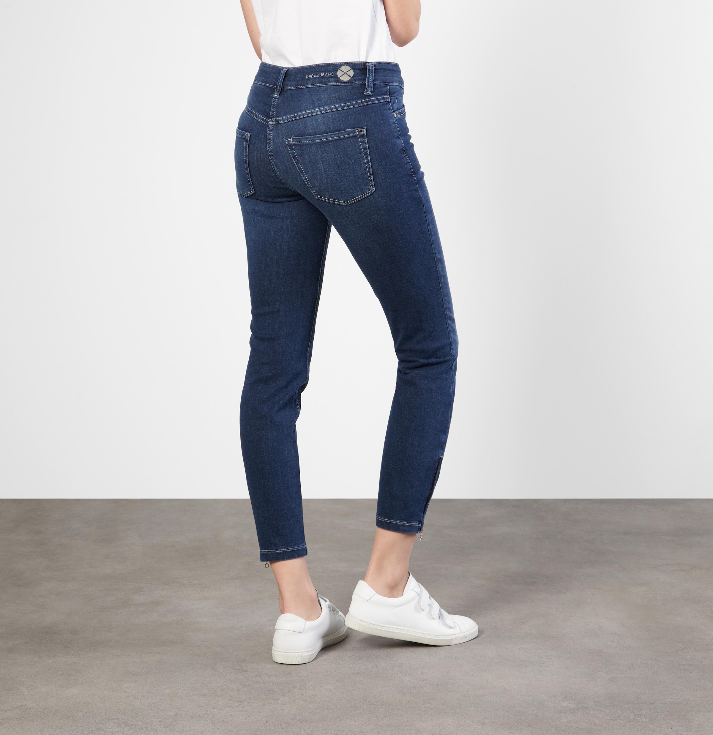 MAC 7/8-Jeans »Dream Chic«, verkürzte Form mit Reissverschluss