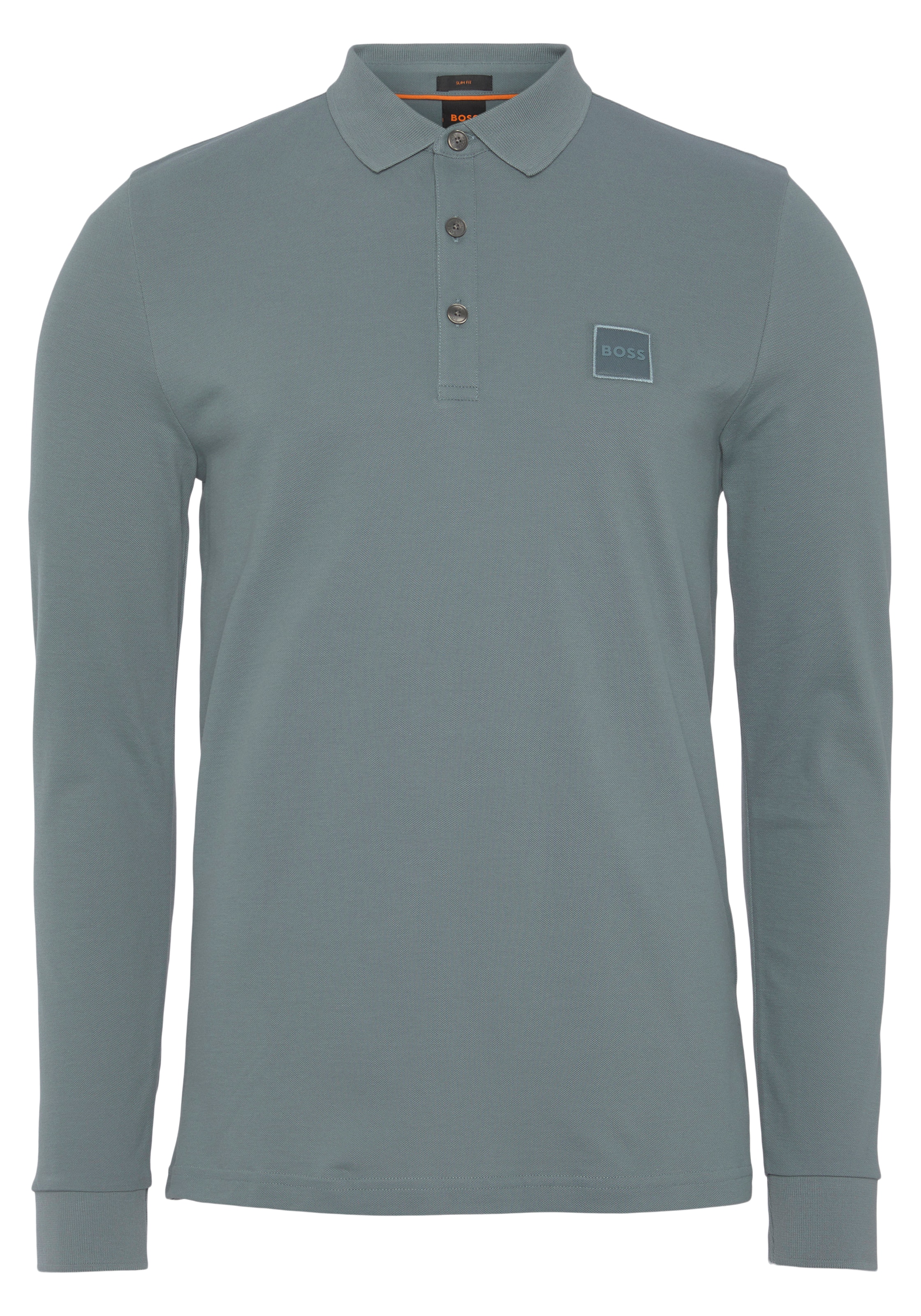 online am kaufen Perlmuttoptikknöpfen Poloshirt mit Kragen ORANGE »Passerby Jelmoli-Versand 01«, | 10242645 BOSS