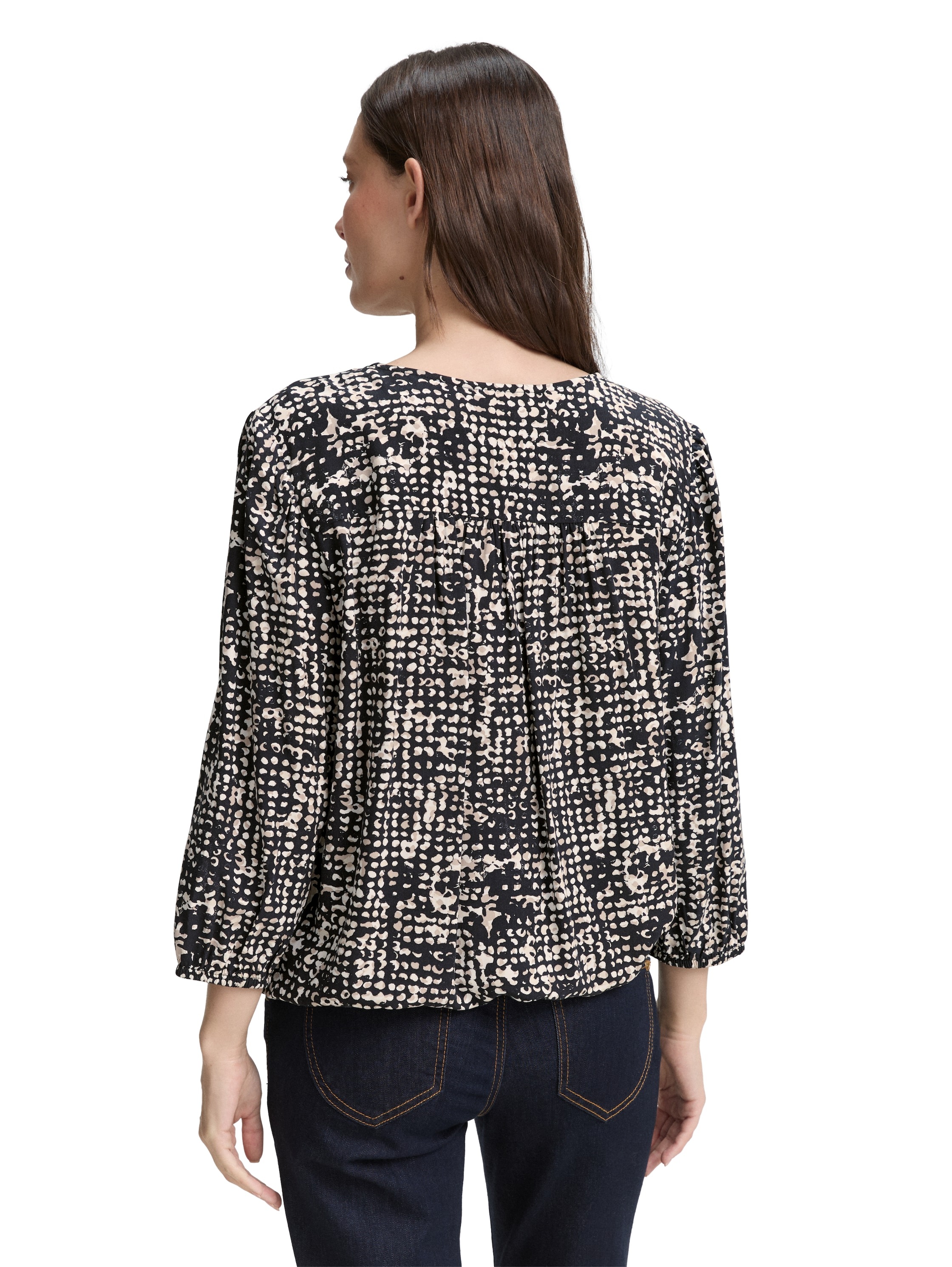 TOM TAILOR Shirtbluse, mit All-Over Print