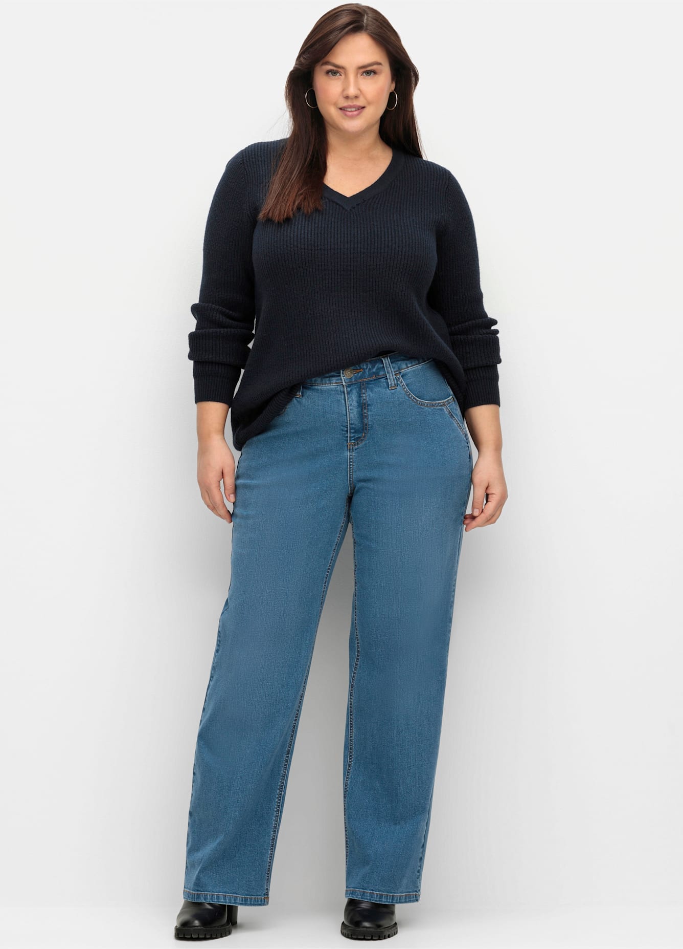 Sheego 5-Pocket-Jeans, (1 tlg.)