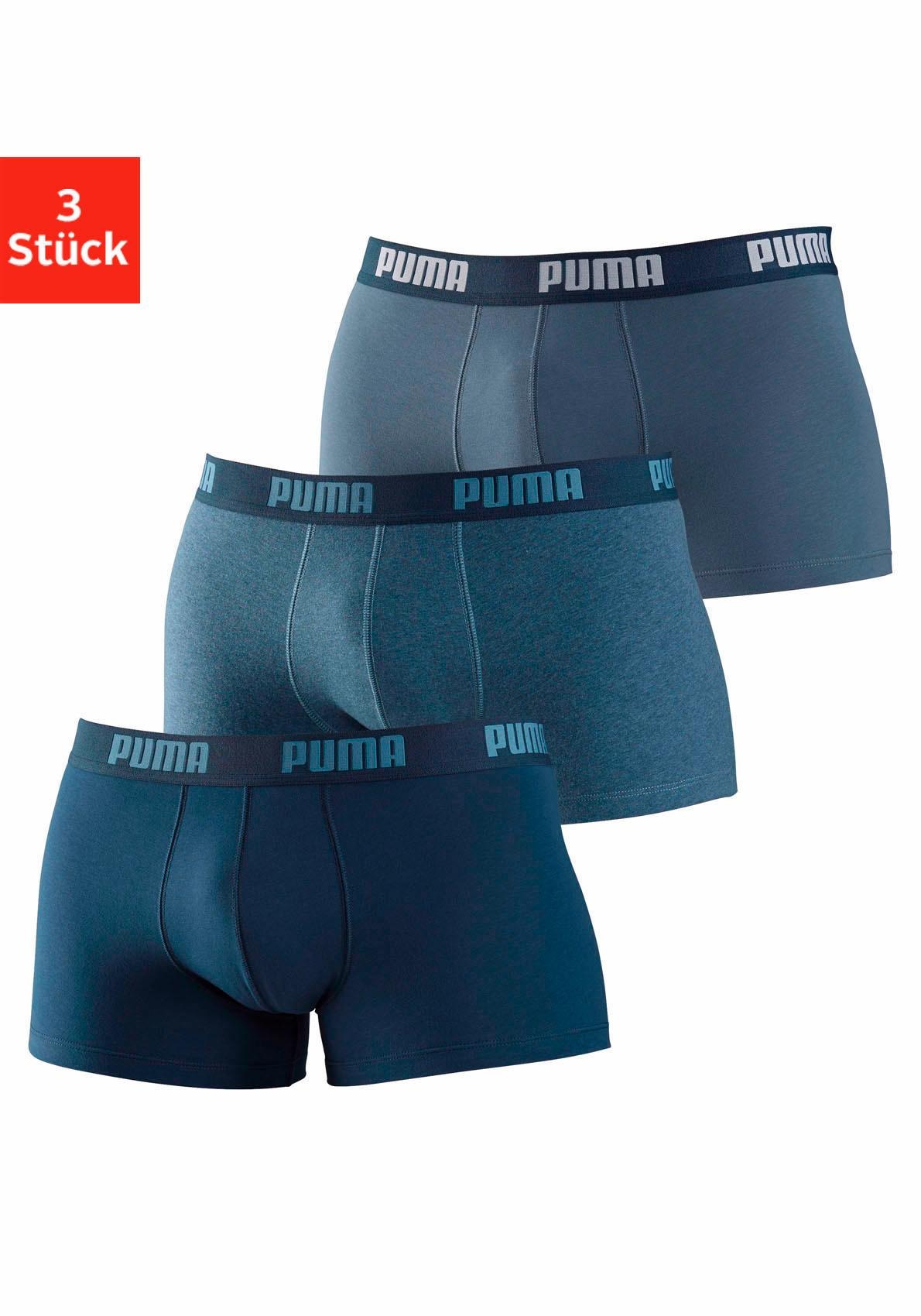 PUMA Hipster, (Packung, 3er-Pack), mit markantem Logo-Bund