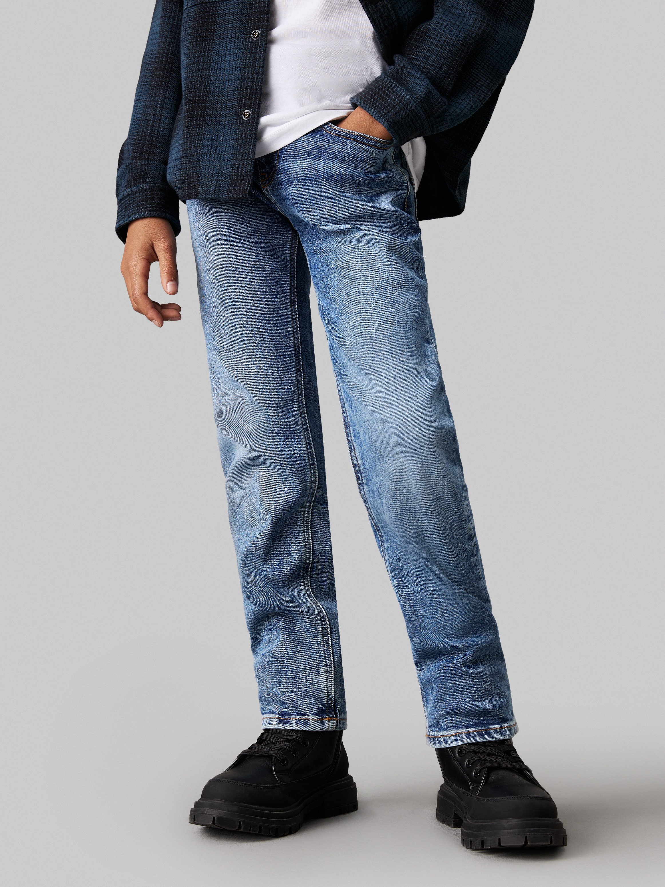 Straight-Jeans »Reg Straight Wash Blue Hero Cf«, für Kinder bis 16 Jahre im...