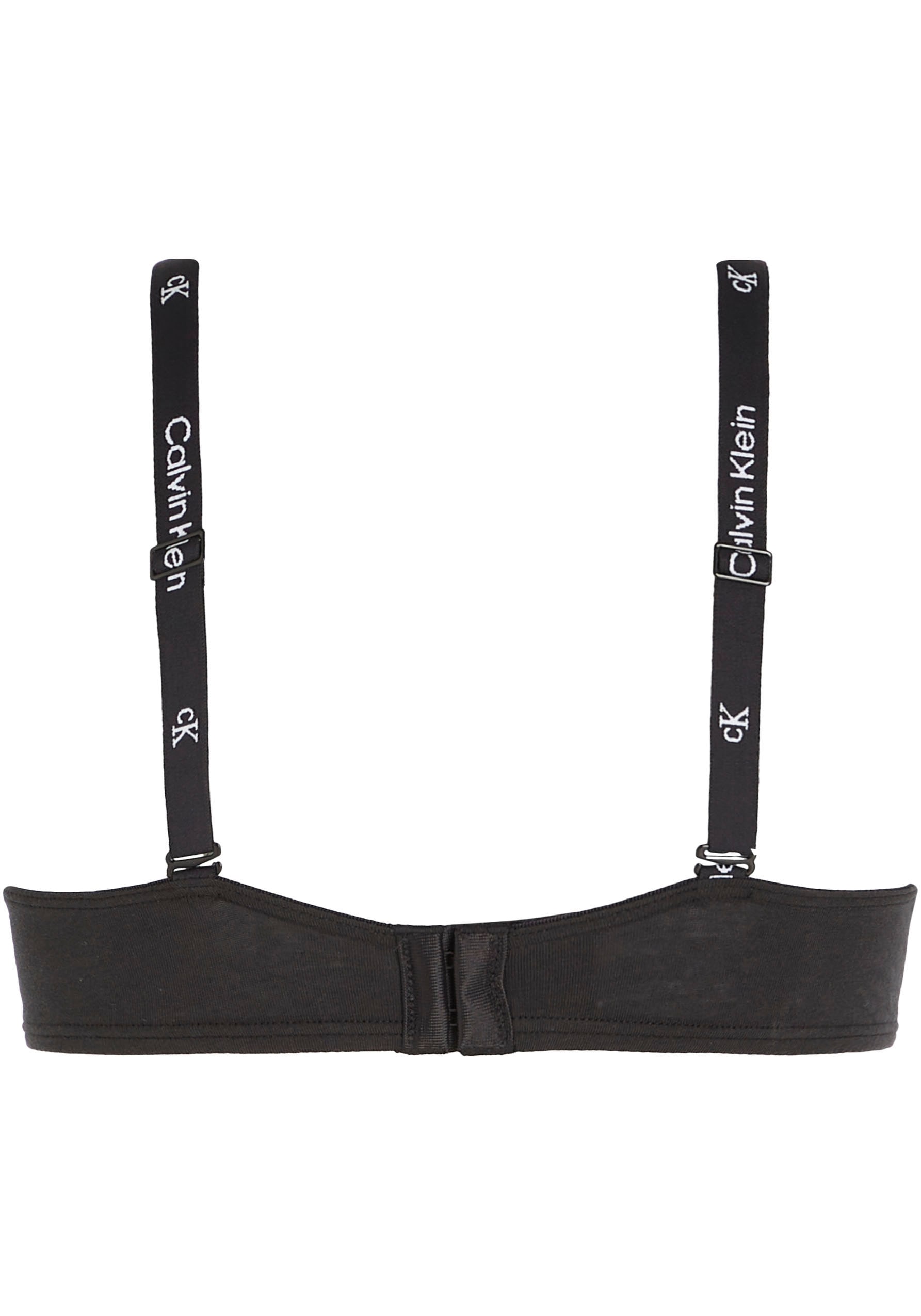 Calvin Klein Underwear Bügel-BH »LIGHTLY LINED DEMI«, mit Logoschriftzügen am Träger