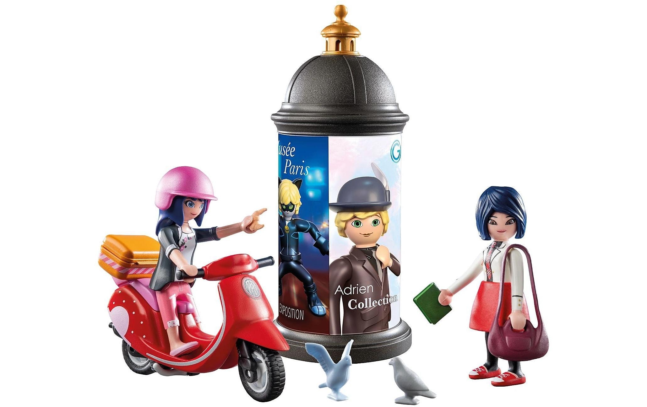 Playmobil® Spielbausteine »Miraculous Rollerfahrt durch Paris 71864«, (17 St.)