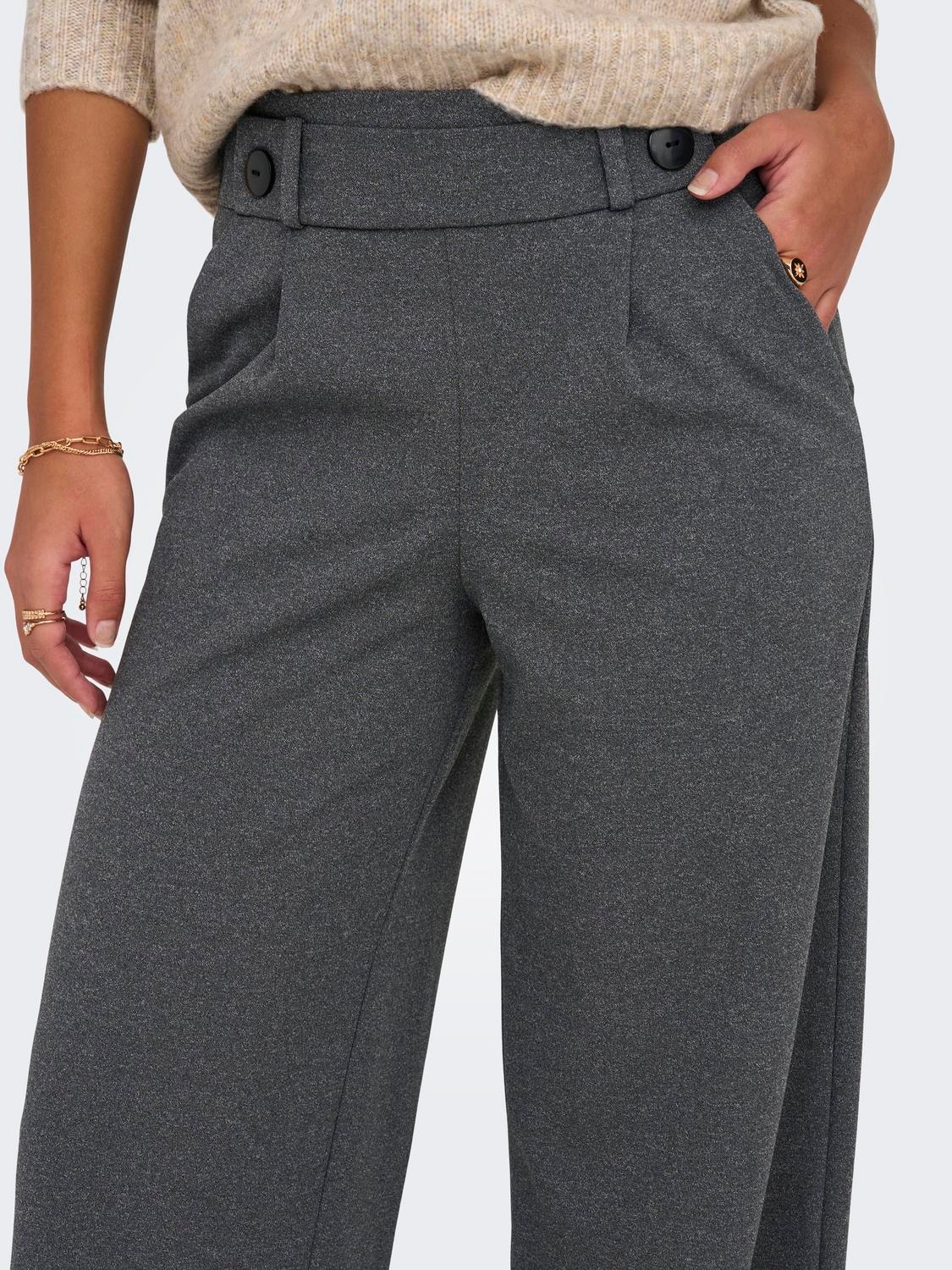 JDY Jerseyhose »JDYGEGGO NEW LONG PANT JRS NOOS«, mit dekorativem Riegel vorne am Bund