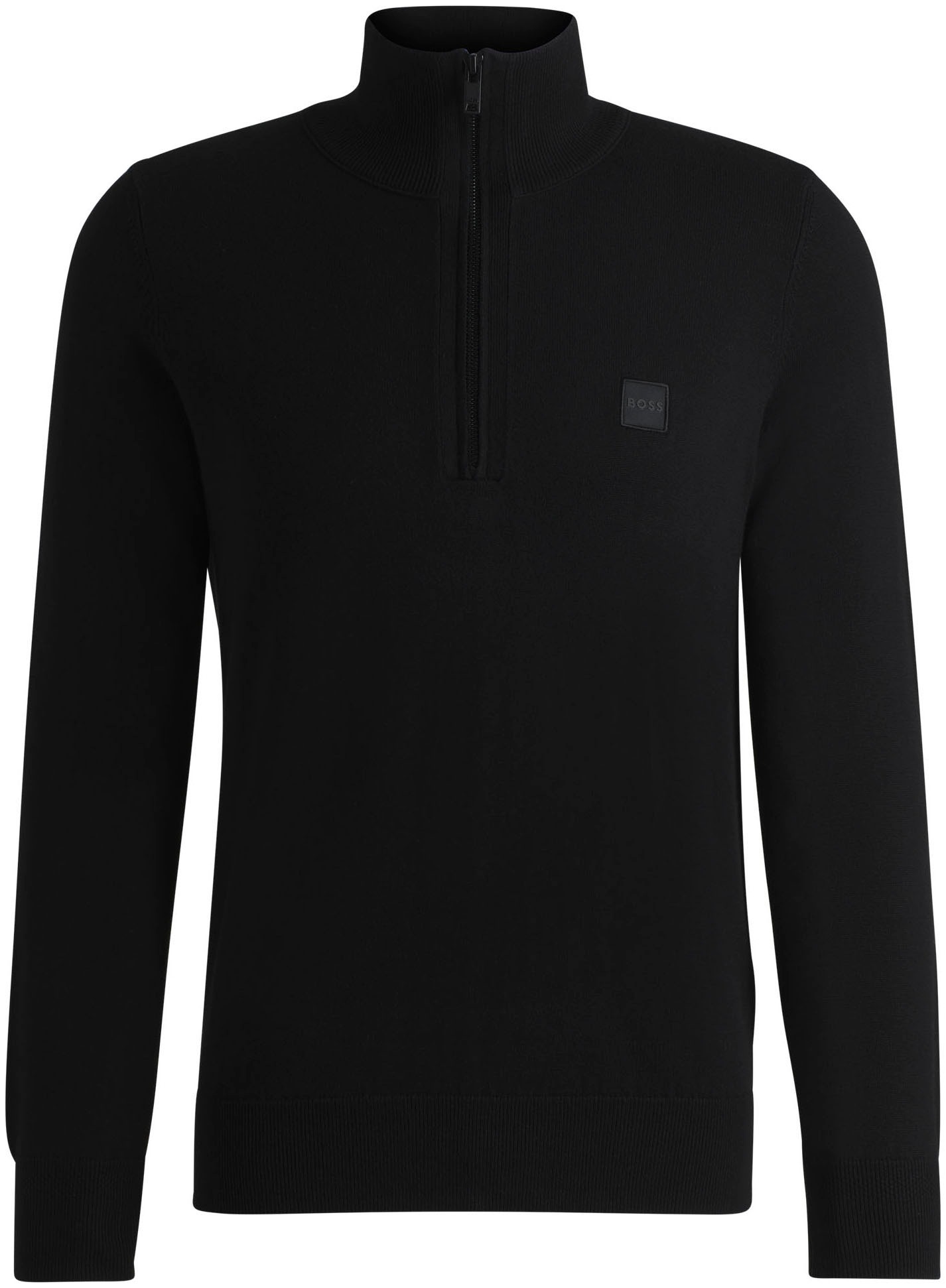BOSS ORANGE Rollkragenpullover »Kanobix«, mit Ton-in-Ton Logo