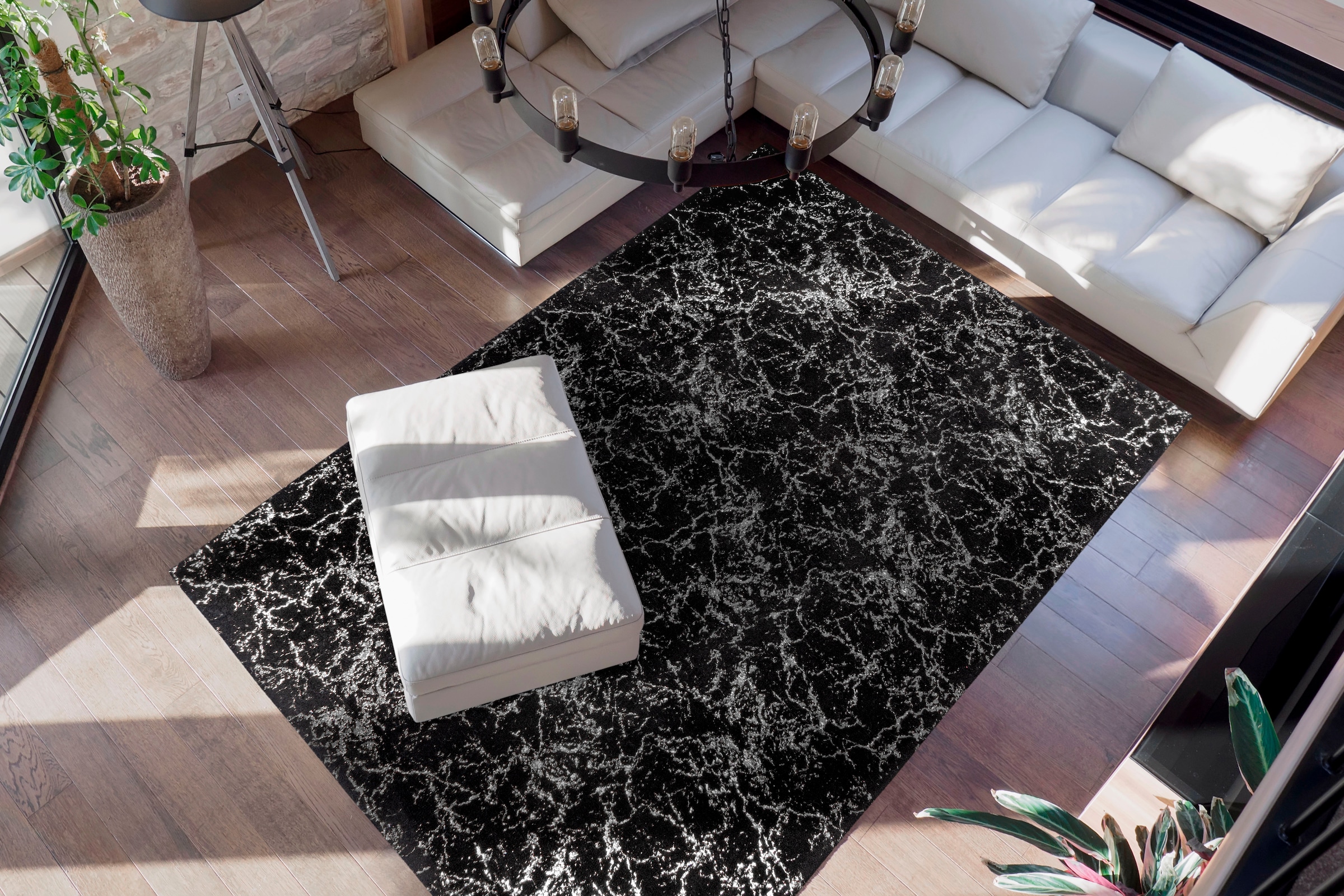 me gusta Teppich »Bijou 225«, rechteckig, 20 mm Höhe, Glanz Effekt, Wohnzimmer