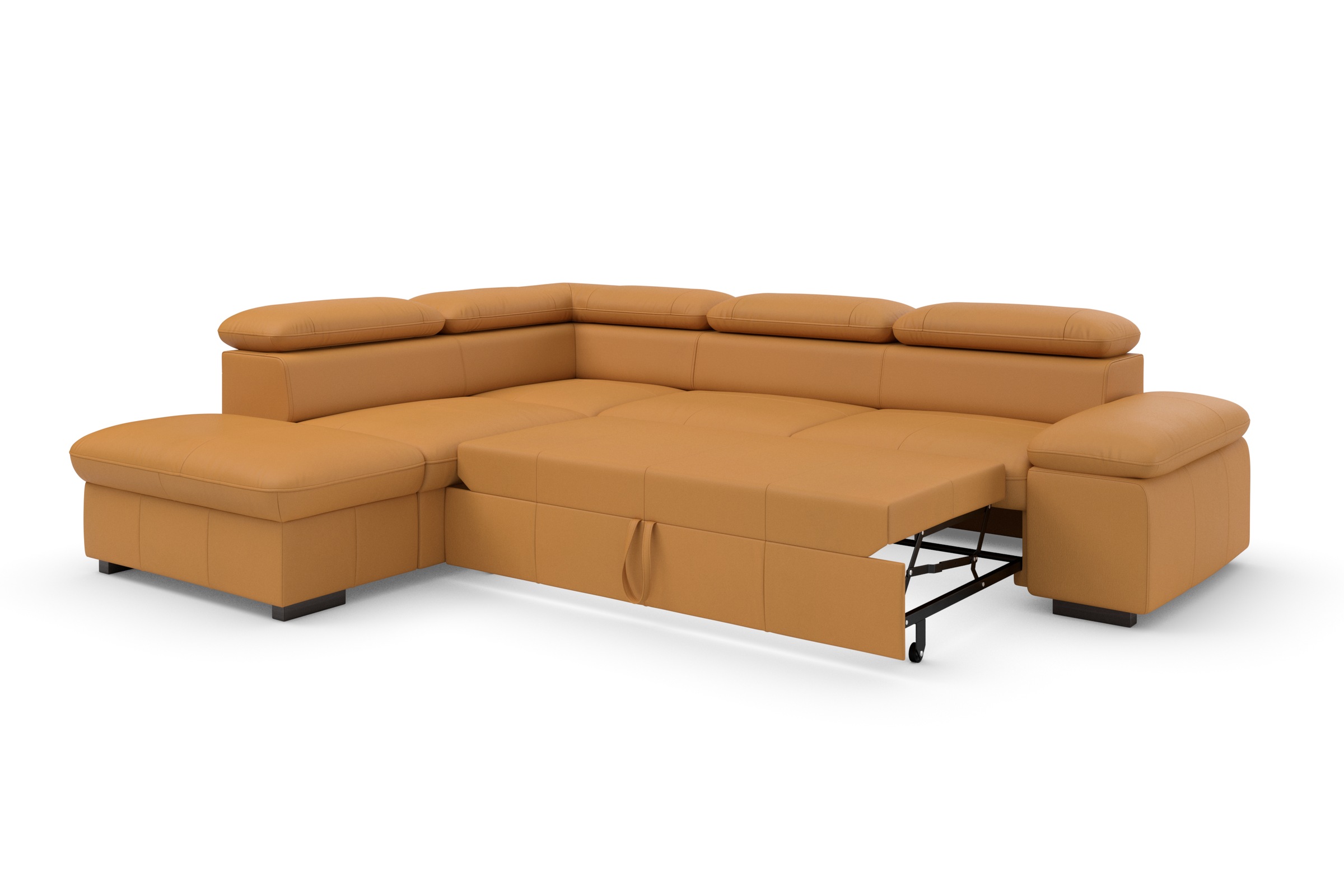 Home affaire Ecksofa »Alberto L-Form«, mit Kopfteilverstellung, wahlweise mit Bettfunktion