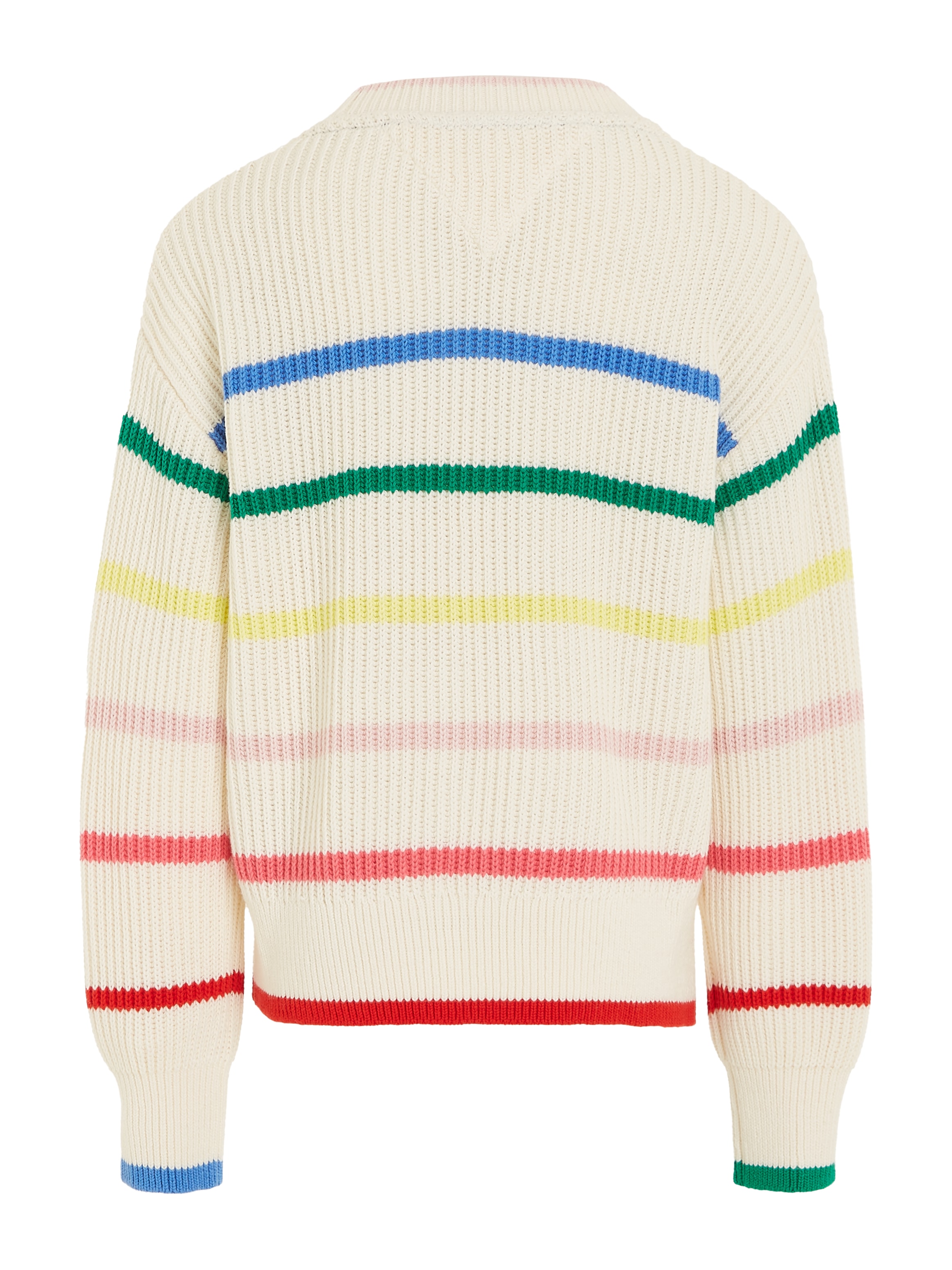 Tommy Hilfiger Strickpullover »MULTI STRIPE STRUCTURE CREW«, Kinder bis 16 Jahre