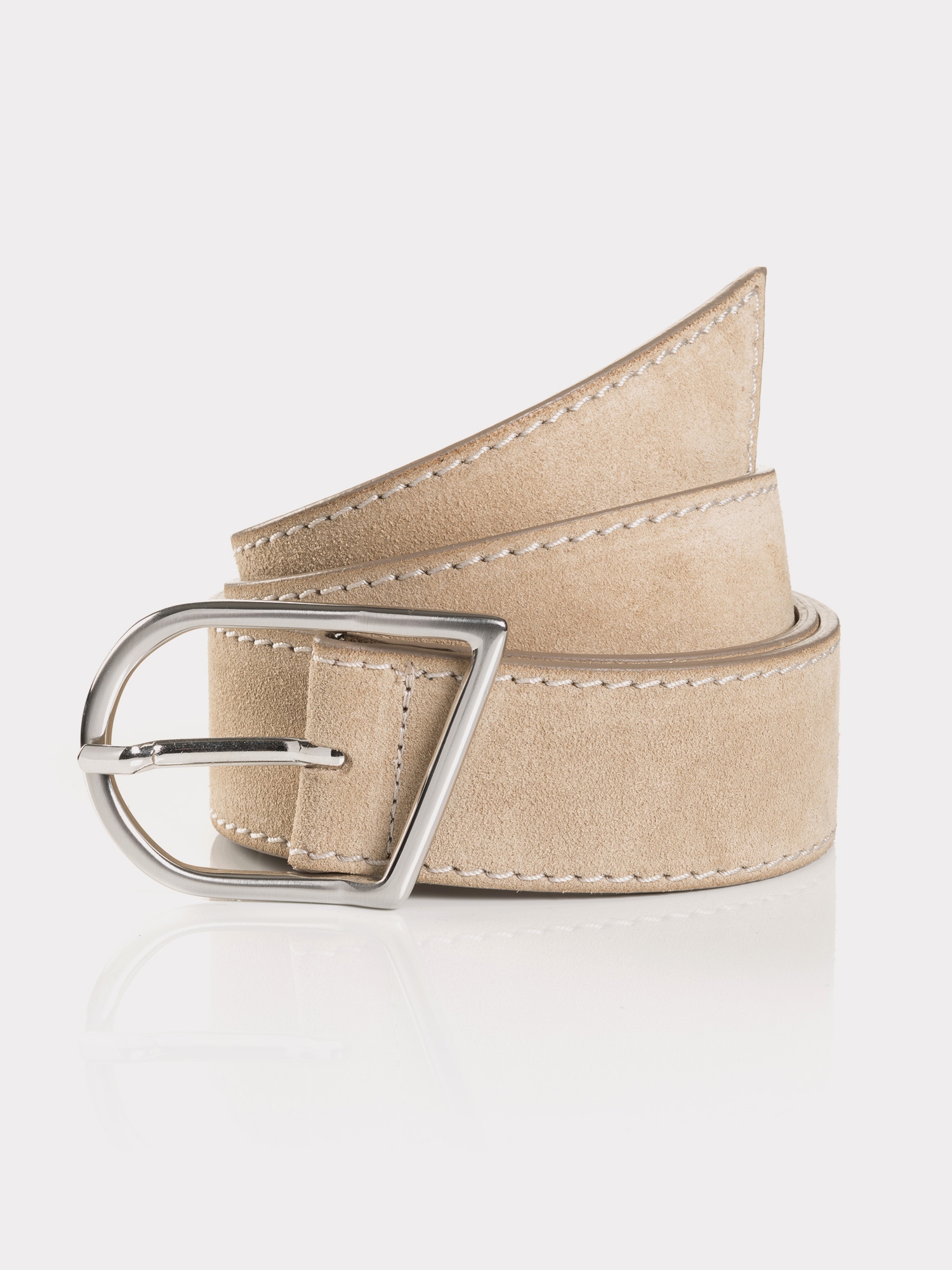 TOM TAILOR Ledergürtel 1 Stk. mit eleganter Ziernaht