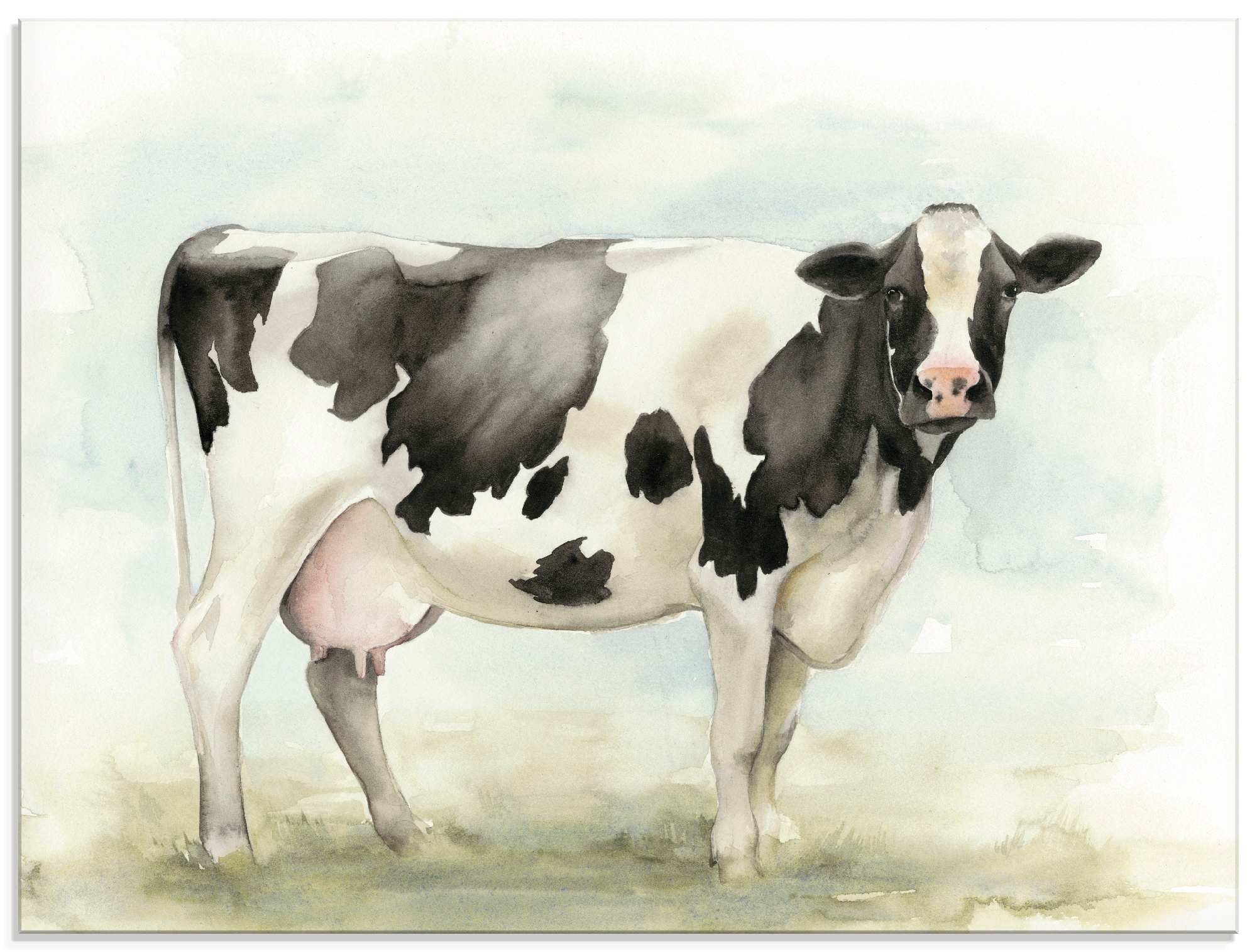 Artland Glasbild »Wasserfarben Kuh I«, Haustiere, (1 St.), in verschiedenen  Grössen online shoppen | Jelmoli-Versand