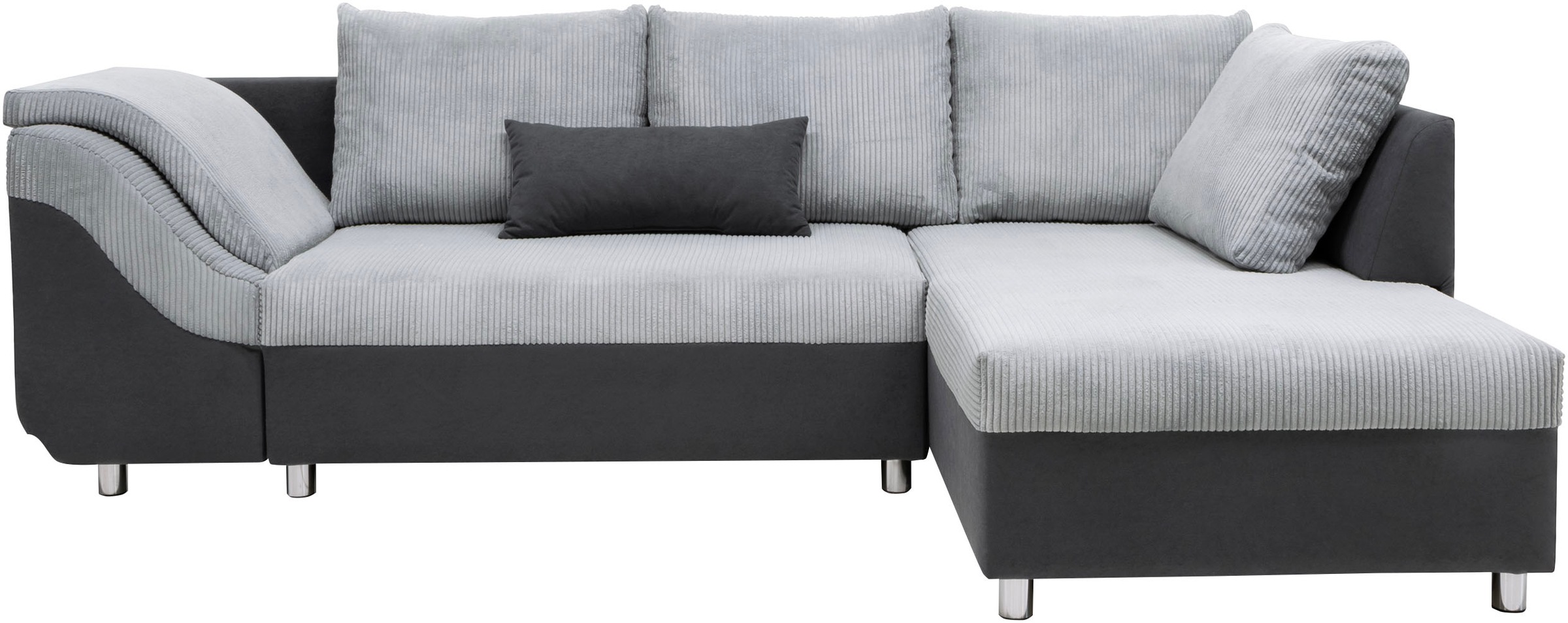 COLLECTION AB Ecksofa Sally L-Form, mit und ohne Bettfunktion, inklusive loser Rücken- und Zierkissen
