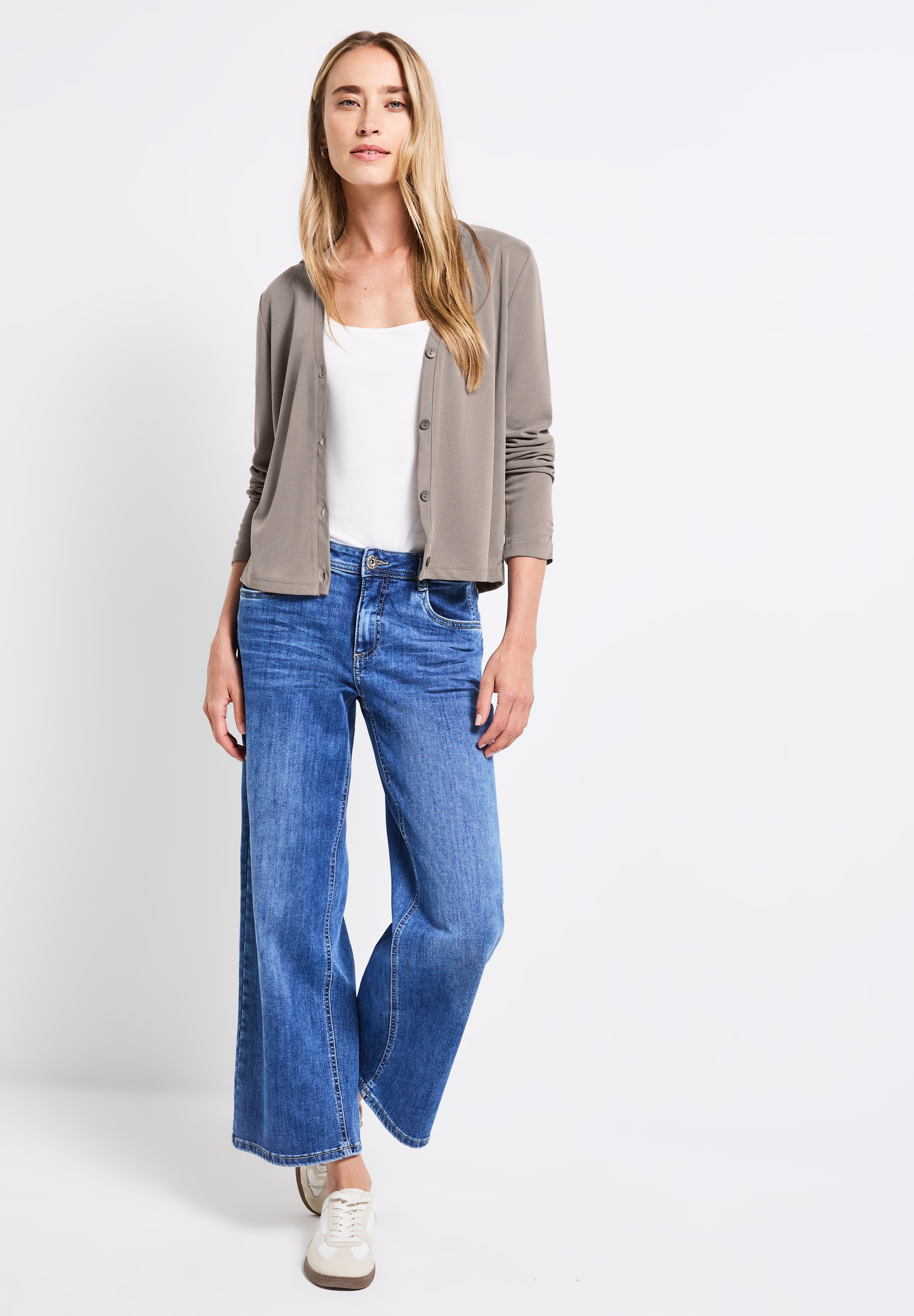 STREET ONE Shirtjacke, im Silk-Look