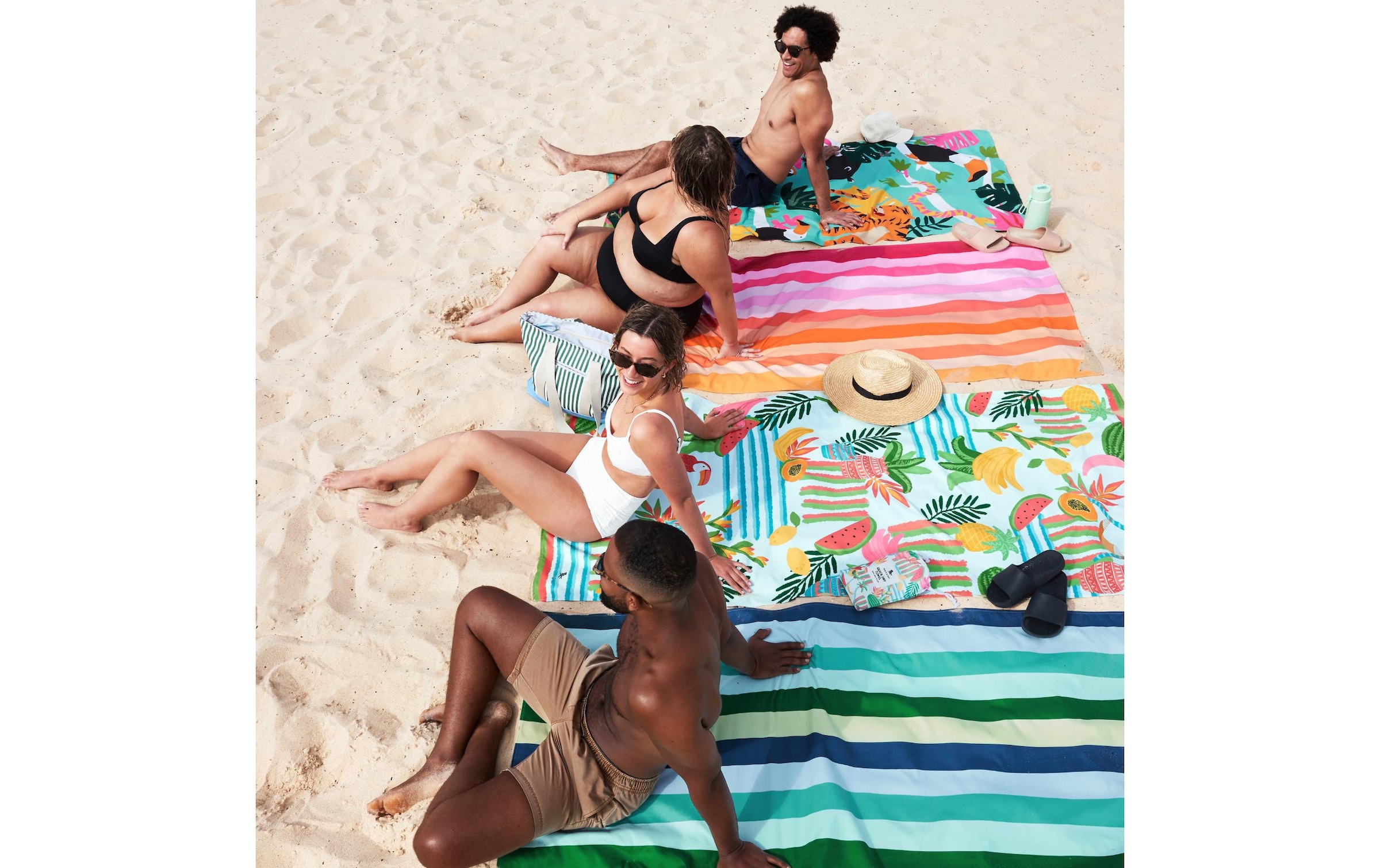 Strandtuch »Dock & Bay Cool Lagoon 200 cm x 90 cm«, (1 St.)